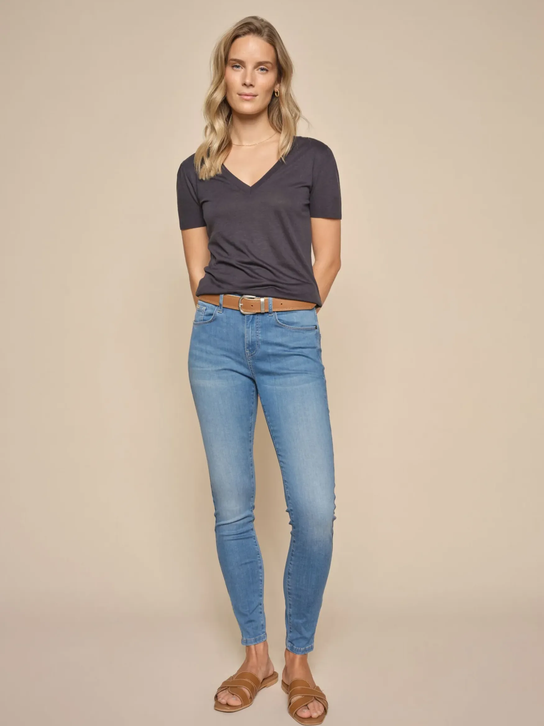Outlet Mos Mosh Alli kathrin jeans, blue