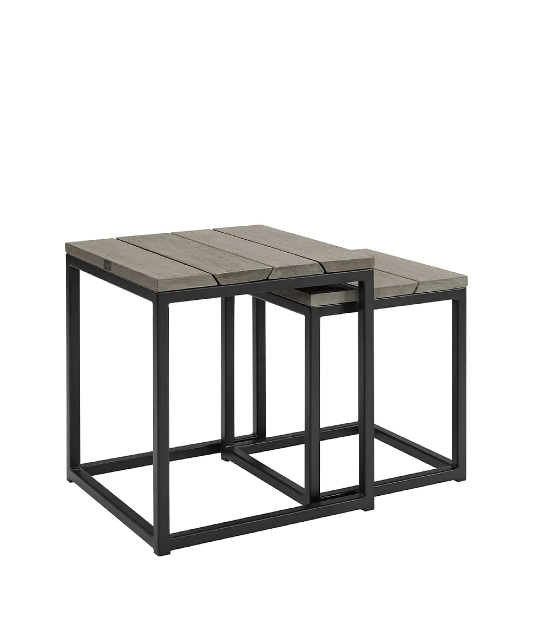 New Artwood Anson sidetable 2/set, charcoal teak