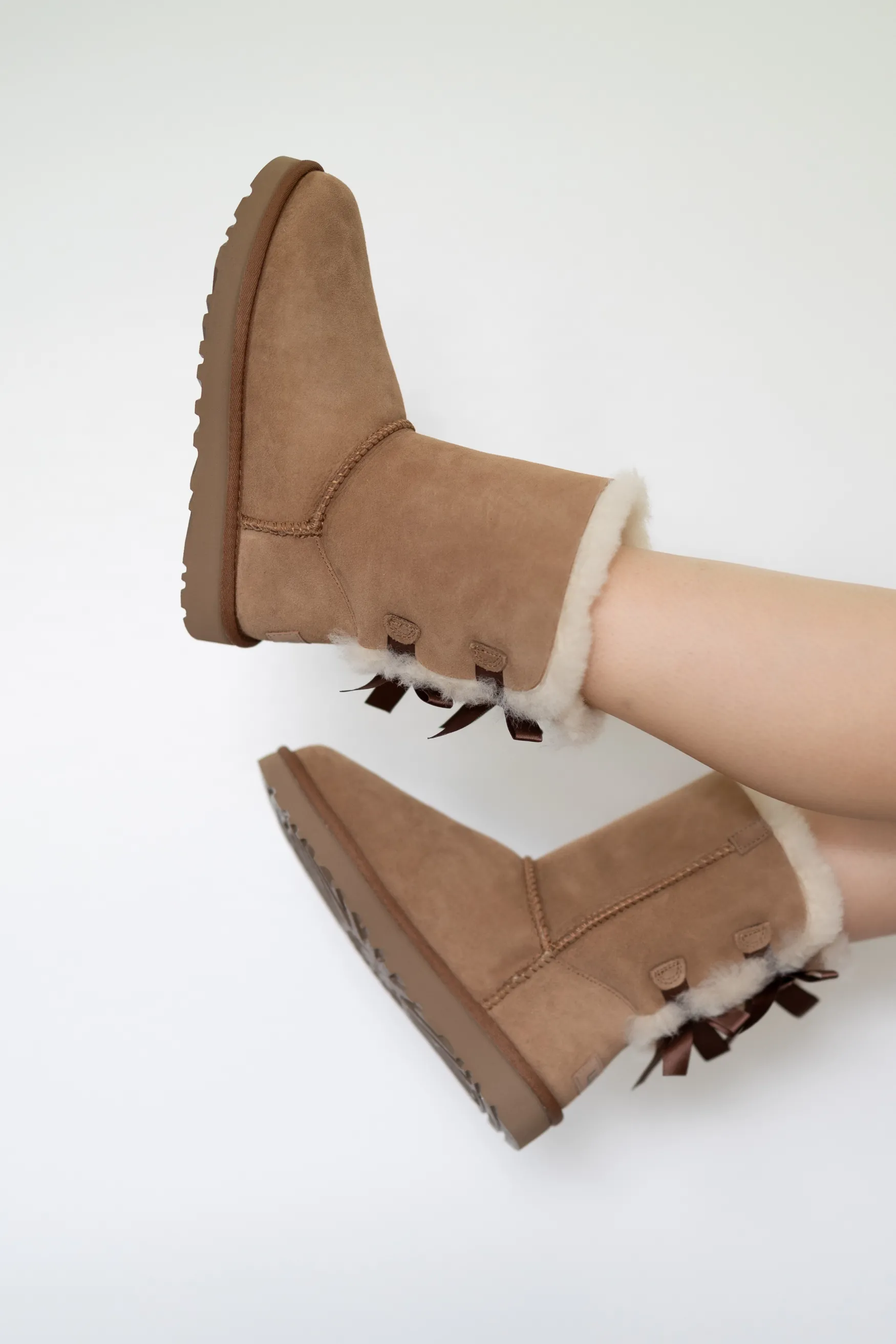 Fashion UGG Bailey bow II, chestnut