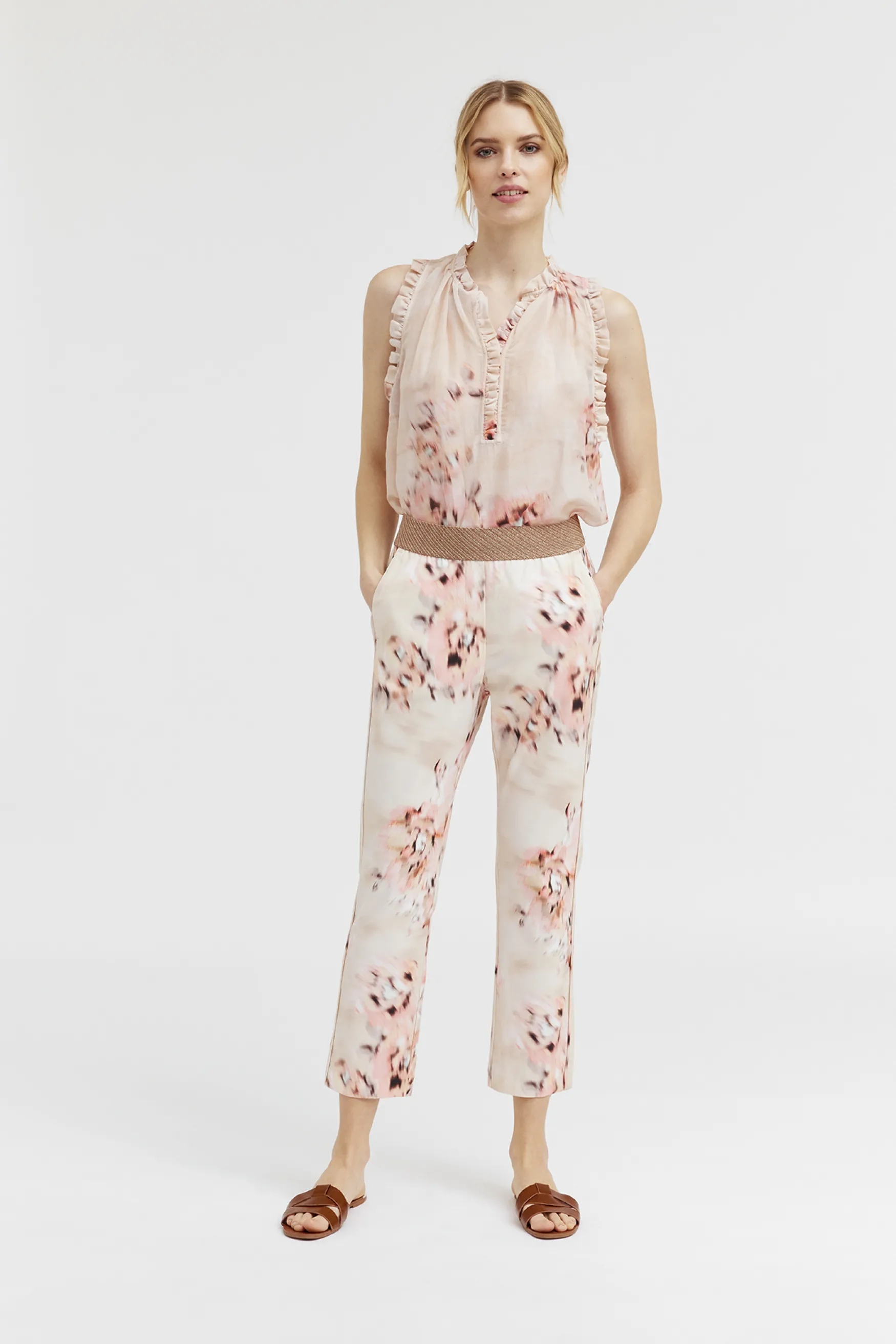 Hot Gustav Bao 7/8 pants, sand coral