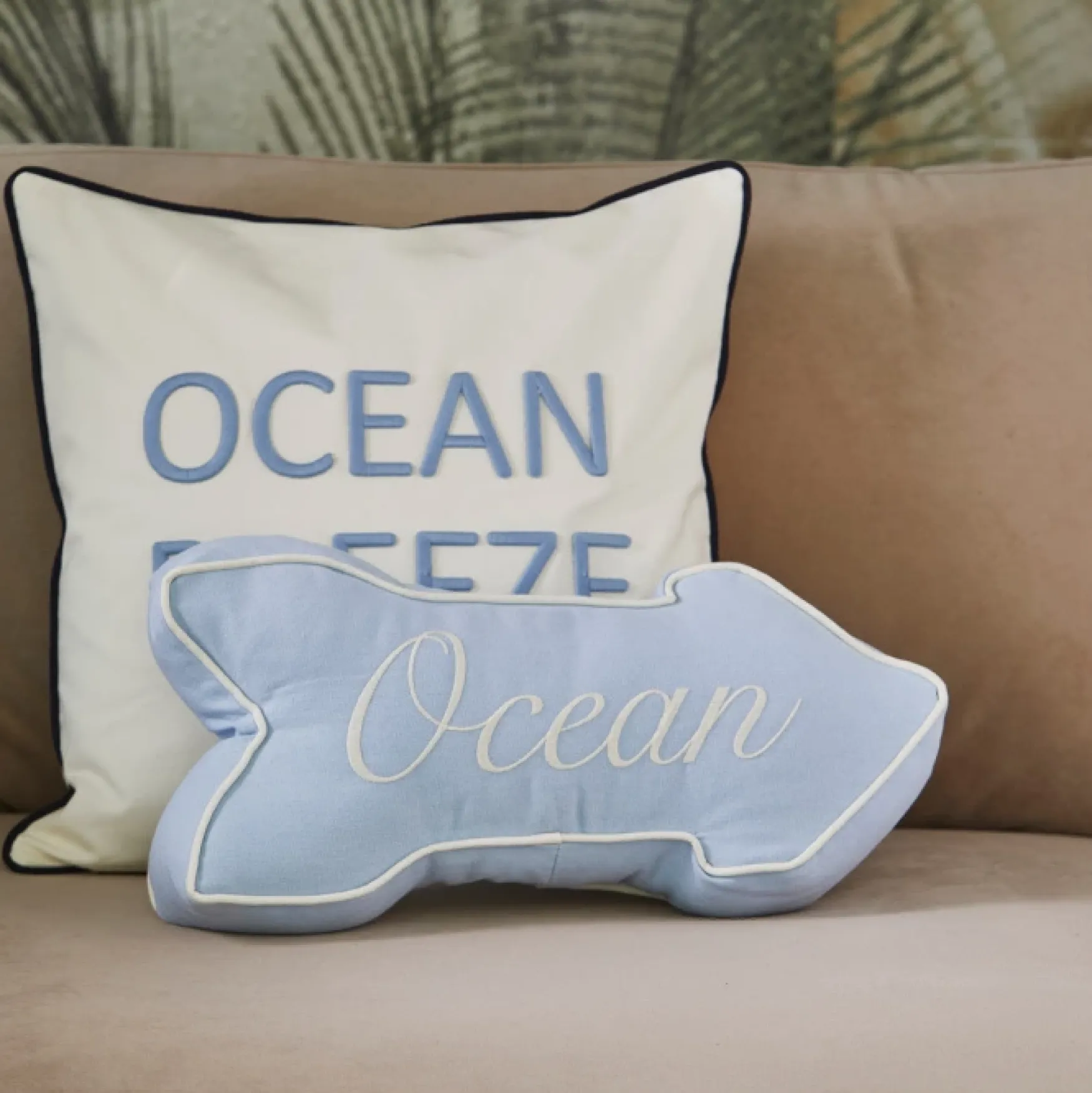 Sale Rivièra Maison Beach sign box pillow