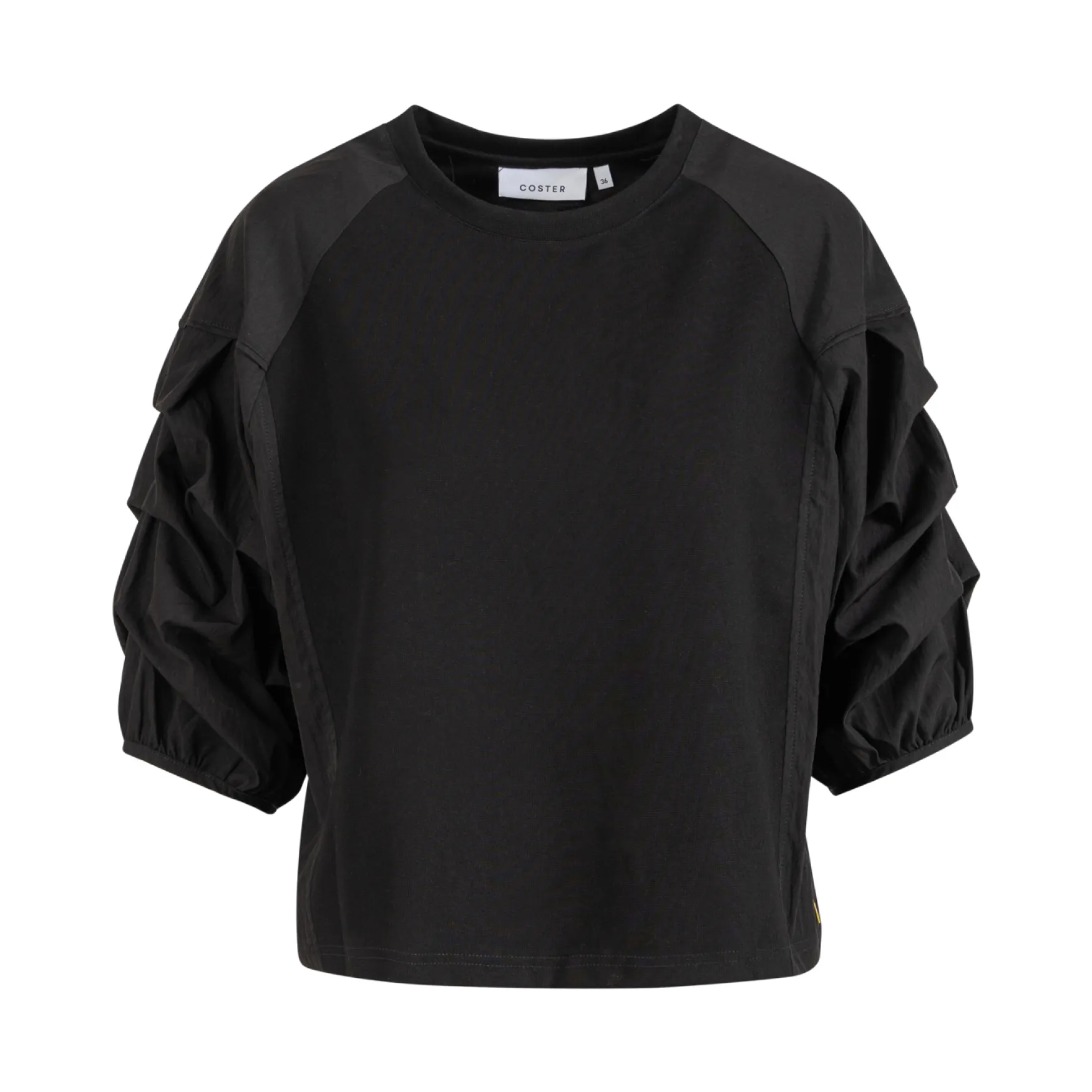 Fashion Coster Copenhagen Blouse with puffy sleeves, black