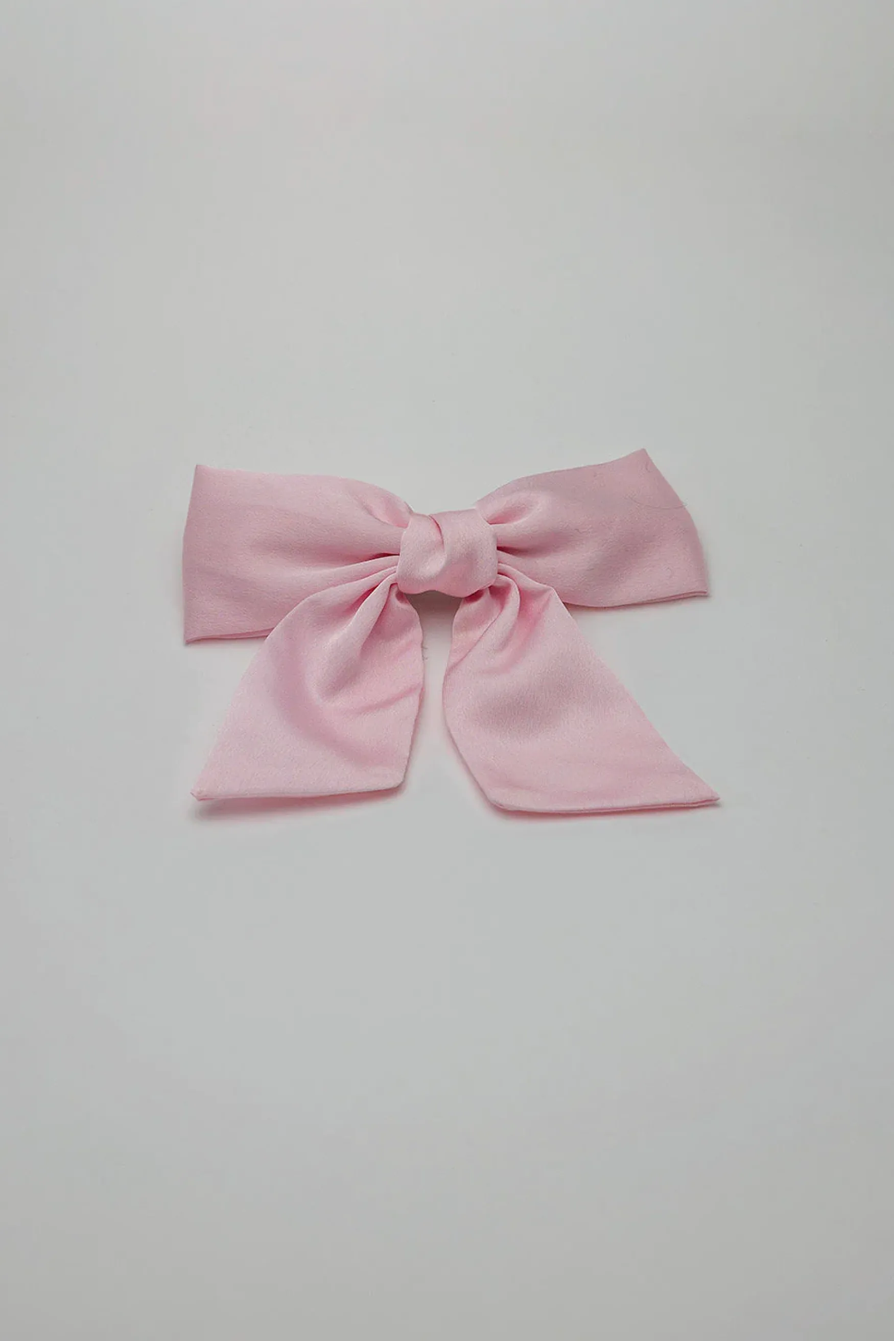 Outlet BOW19 details Bow hair clip satin, light pink