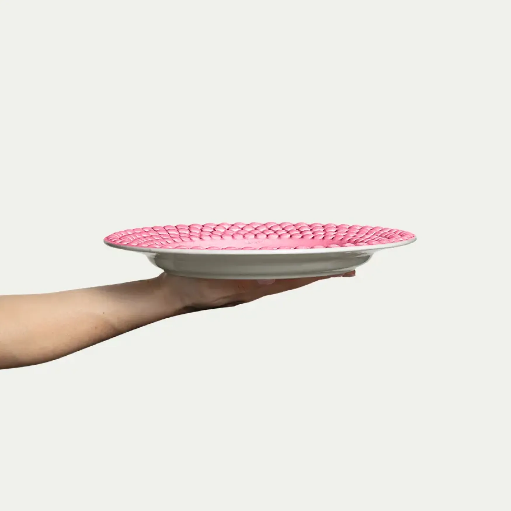 Fashion Mateus Collection Bubbles plate 28cm, pink