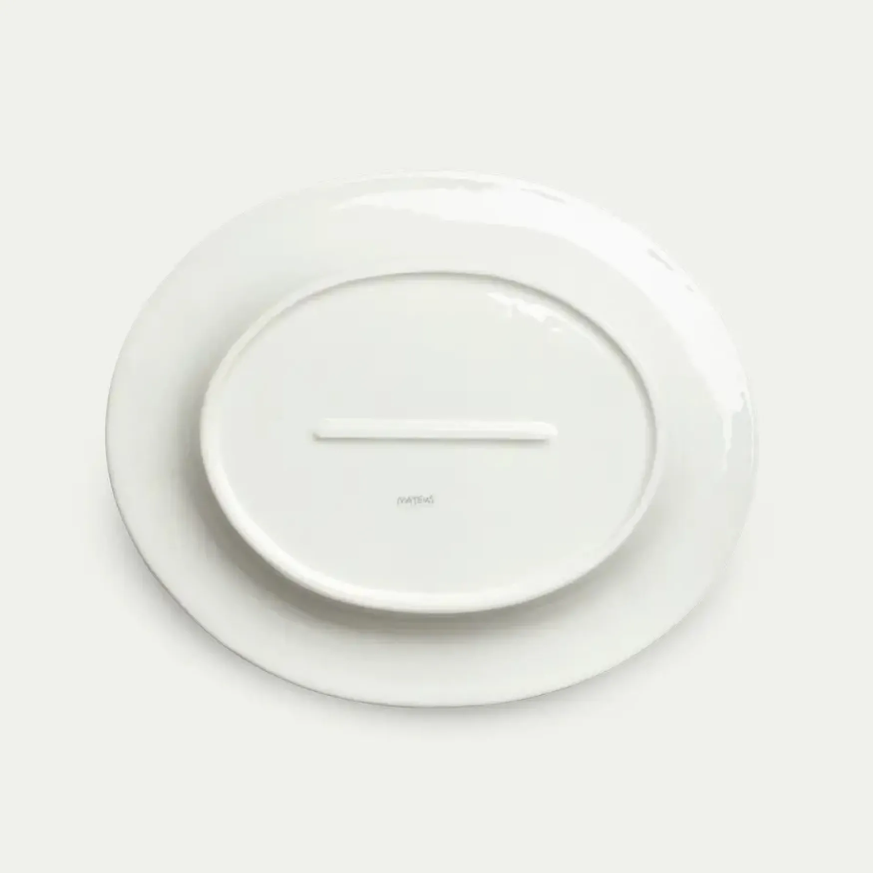 Fashion Mateus Collection Bubbles plate 35x30cm, white