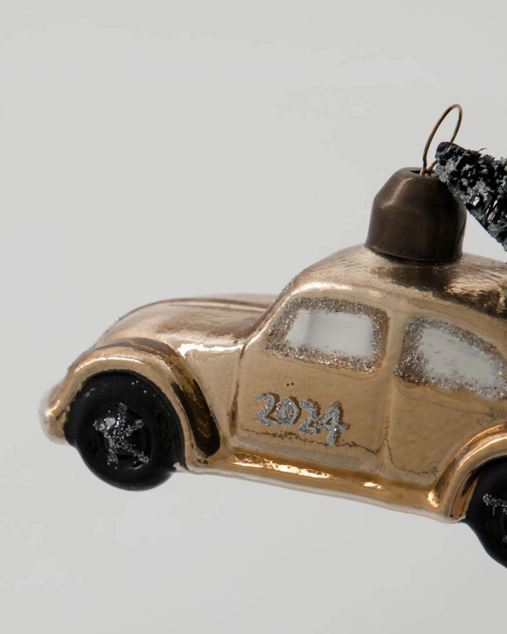 Online House Doctor Car ornament 2024, shiny gold