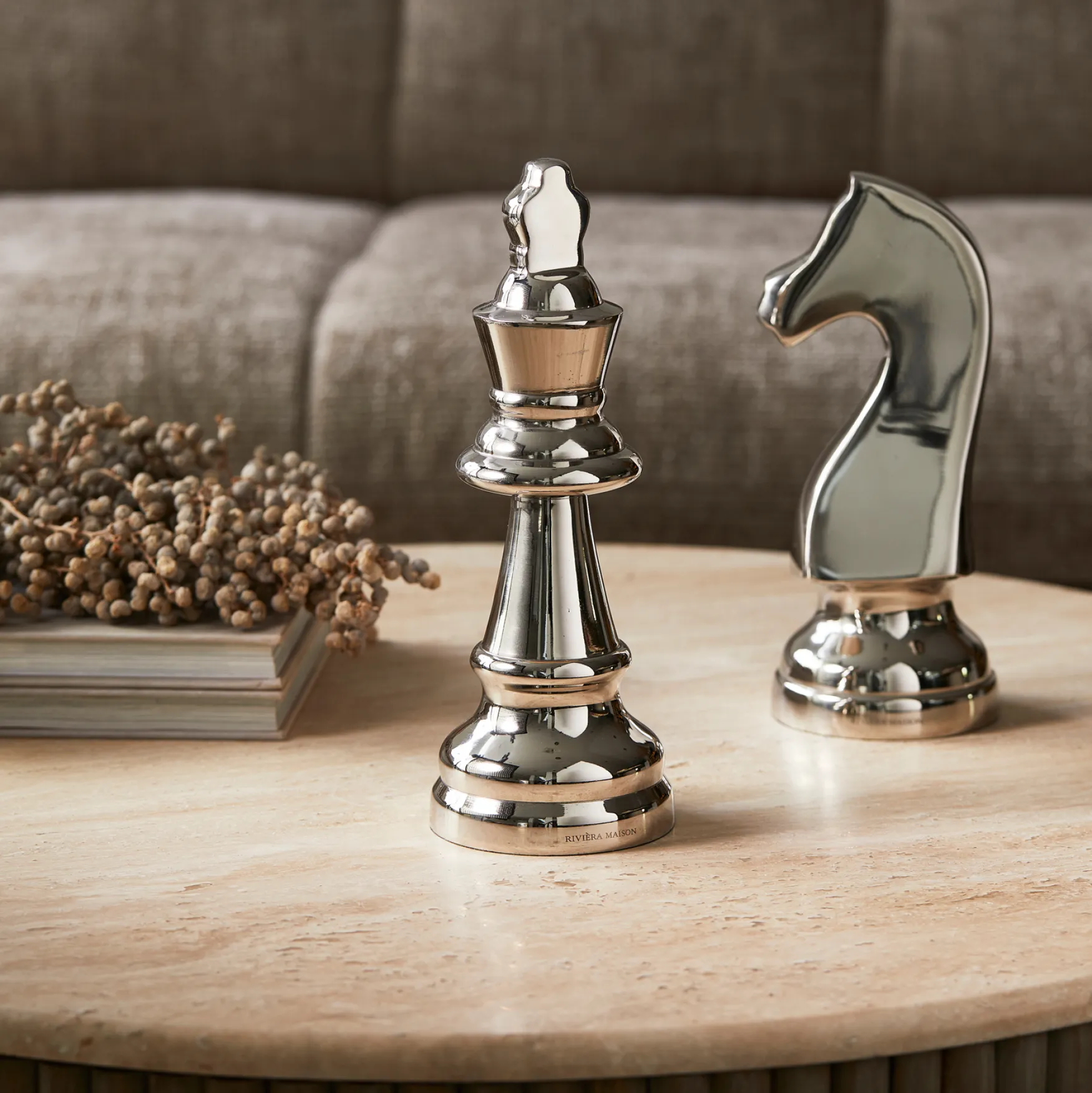 Fashion Rivièra Maison Chess play king statue