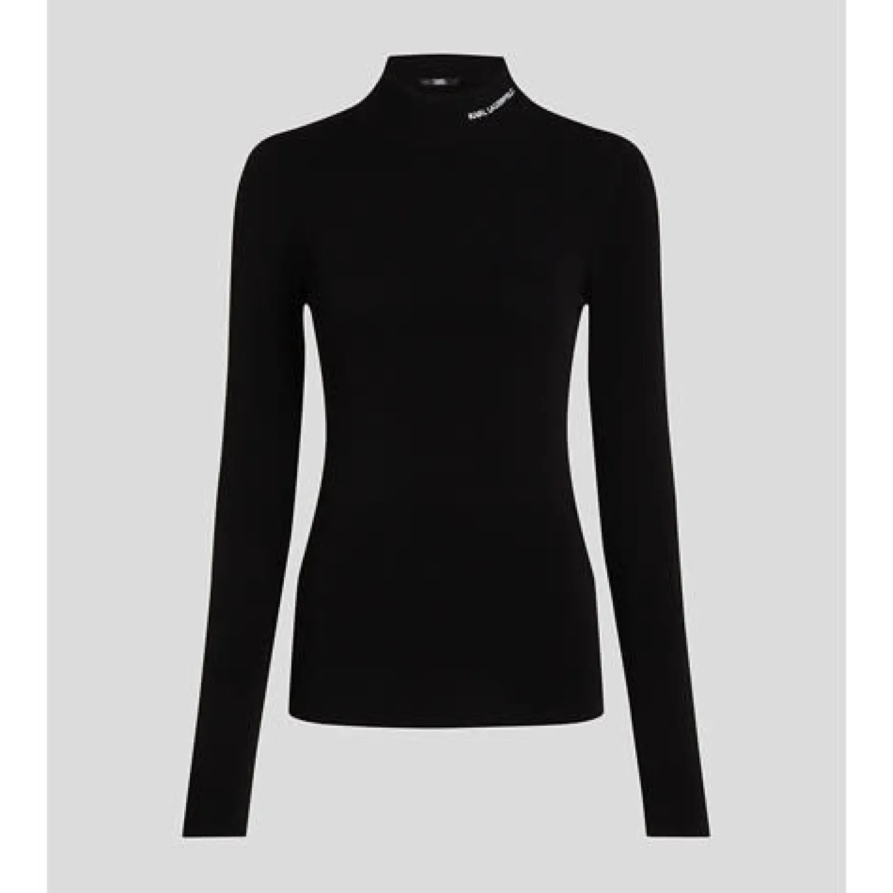 Sale KARL LAGERFELD Classic turtle neck, black