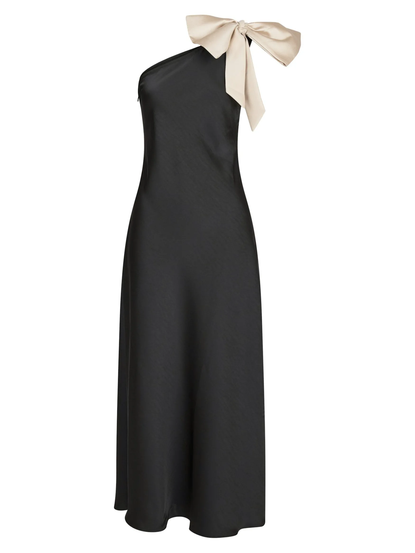 Online Neo Noir Connie bow dress, black