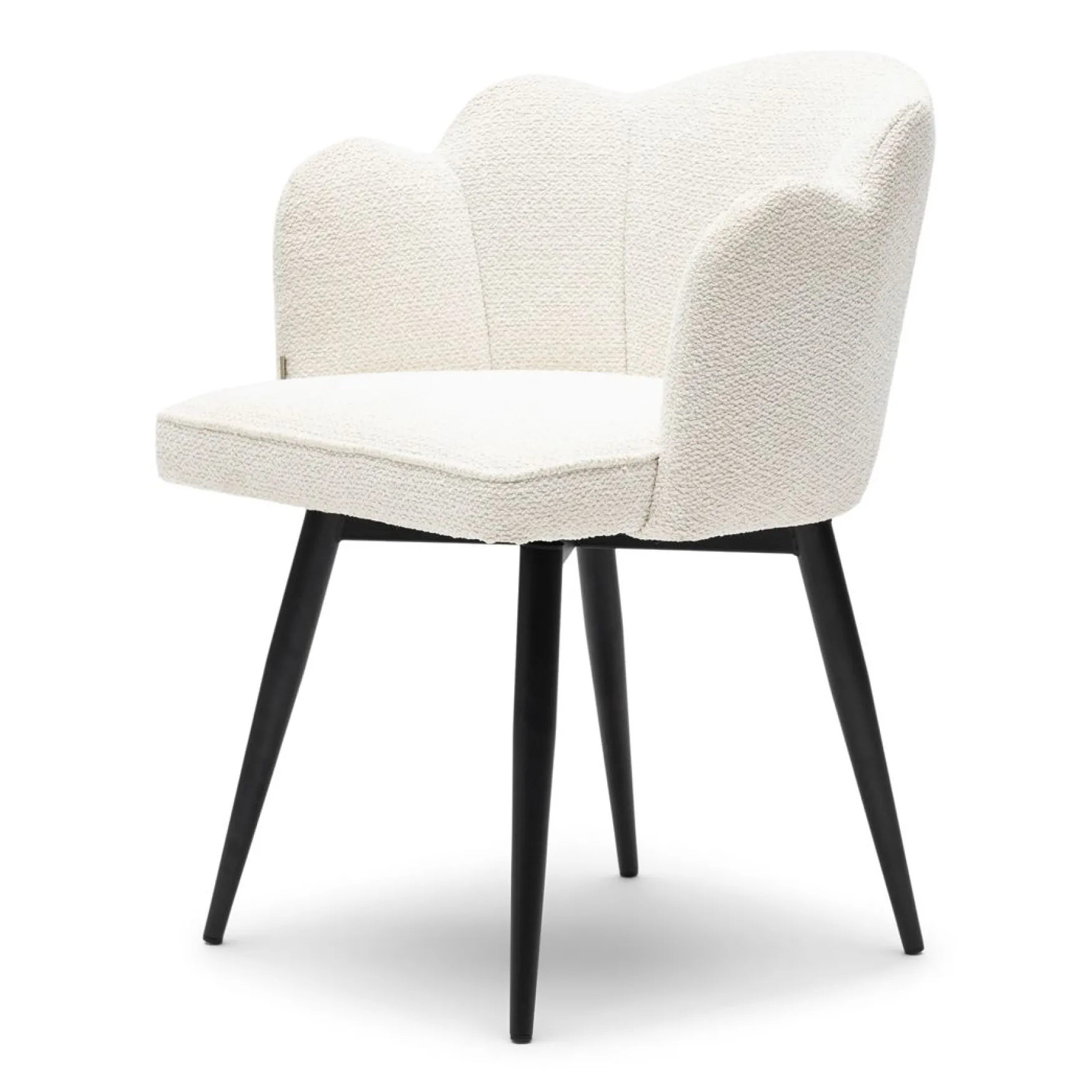 Fashion Rivièra Maison Dauphine swivel dinner armchair simply white