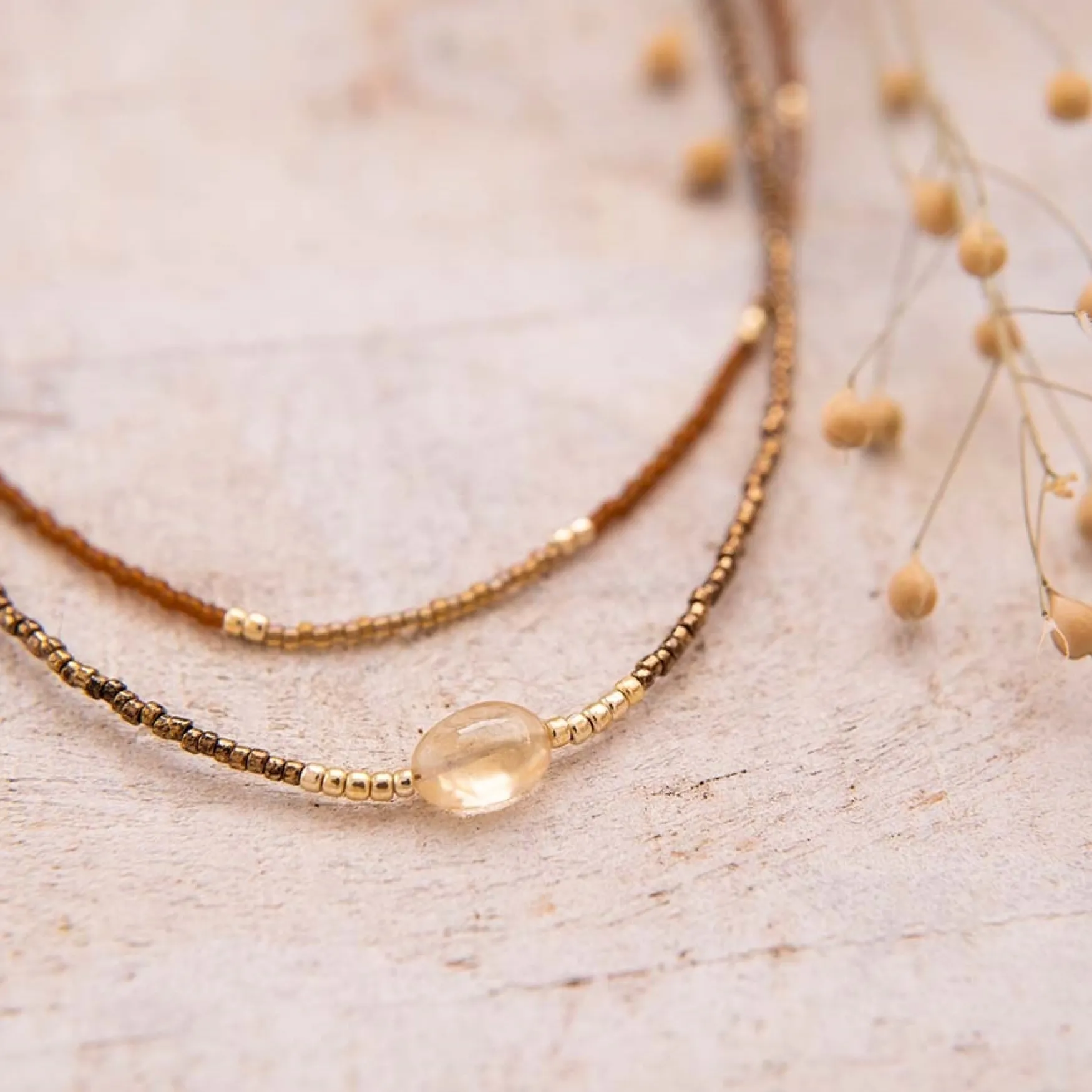 Best A Beautiful Story Devotion citrine gold necklace