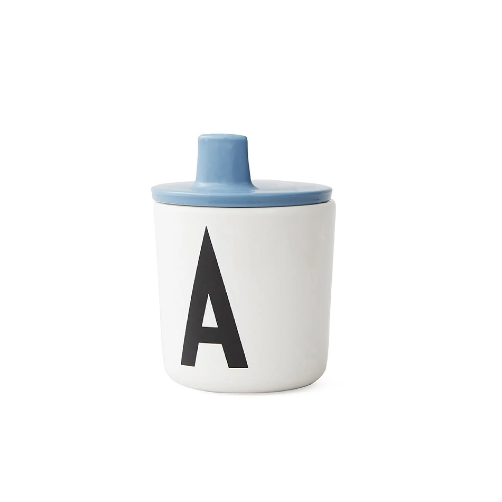 Online Design Letters Drink lid, blue