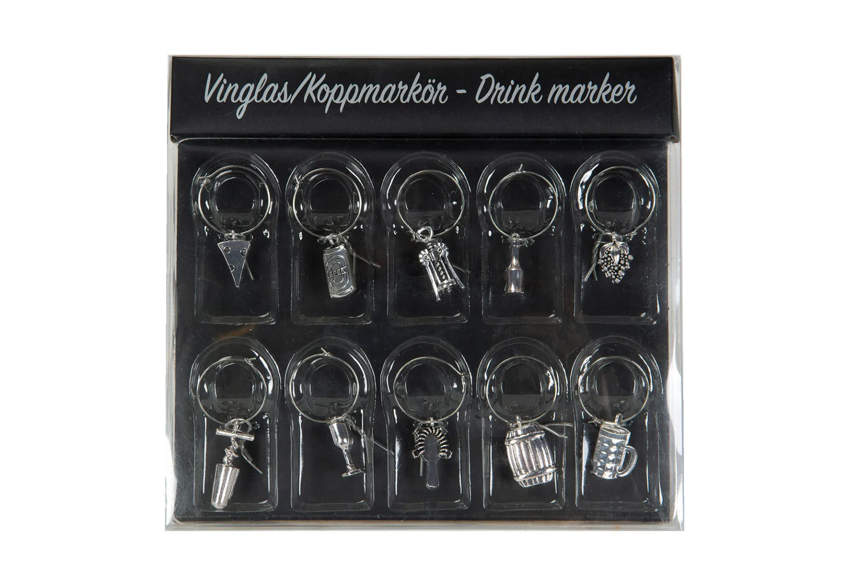 Clearance A Lot Decoration Drink mix -lasimerkit, hopea