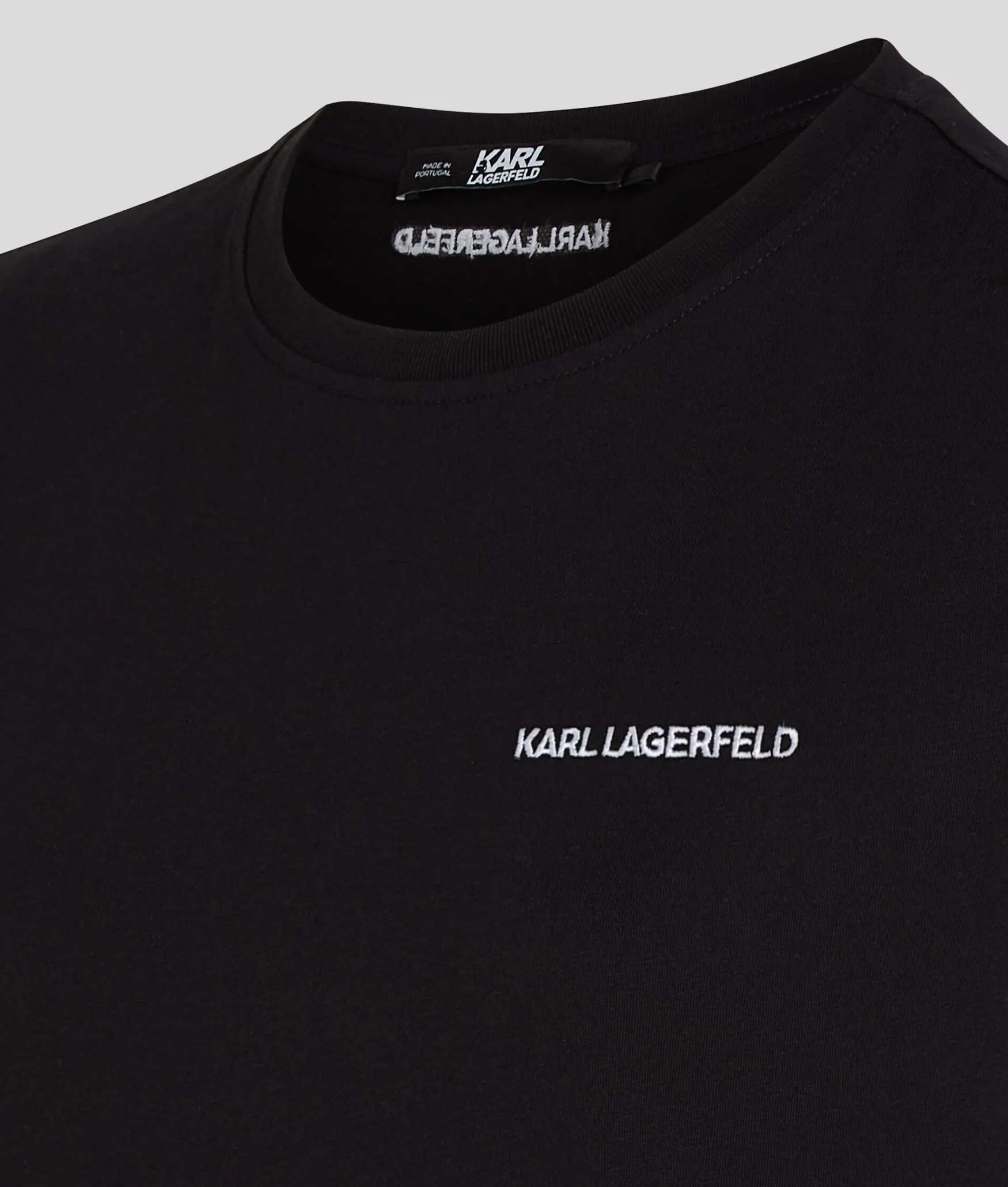 Clearance KARL LAGERFELD Essential t-shirt, black