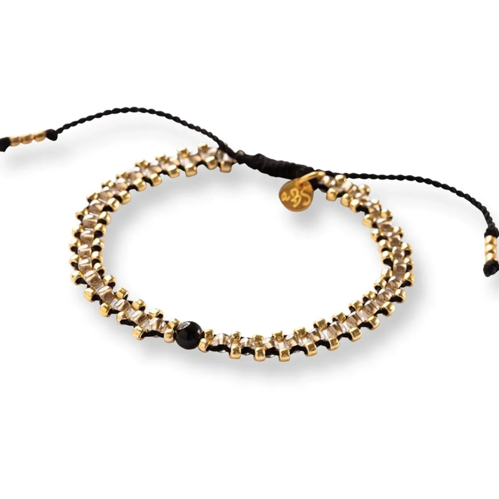 Clearance A Beautiful Story Eternal black onyx bracelet
