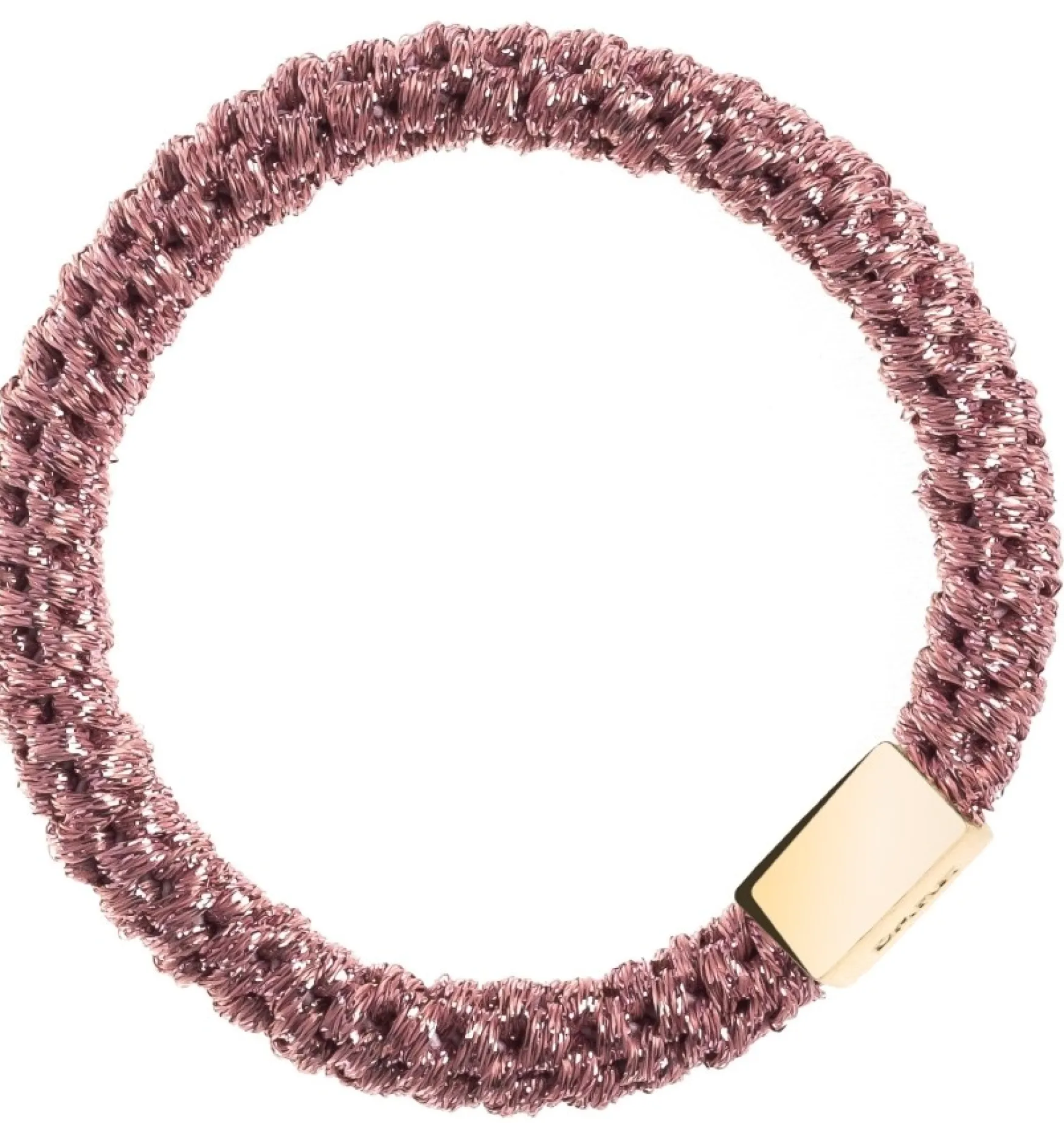New DARK department Fat hair ties, sparkled rose