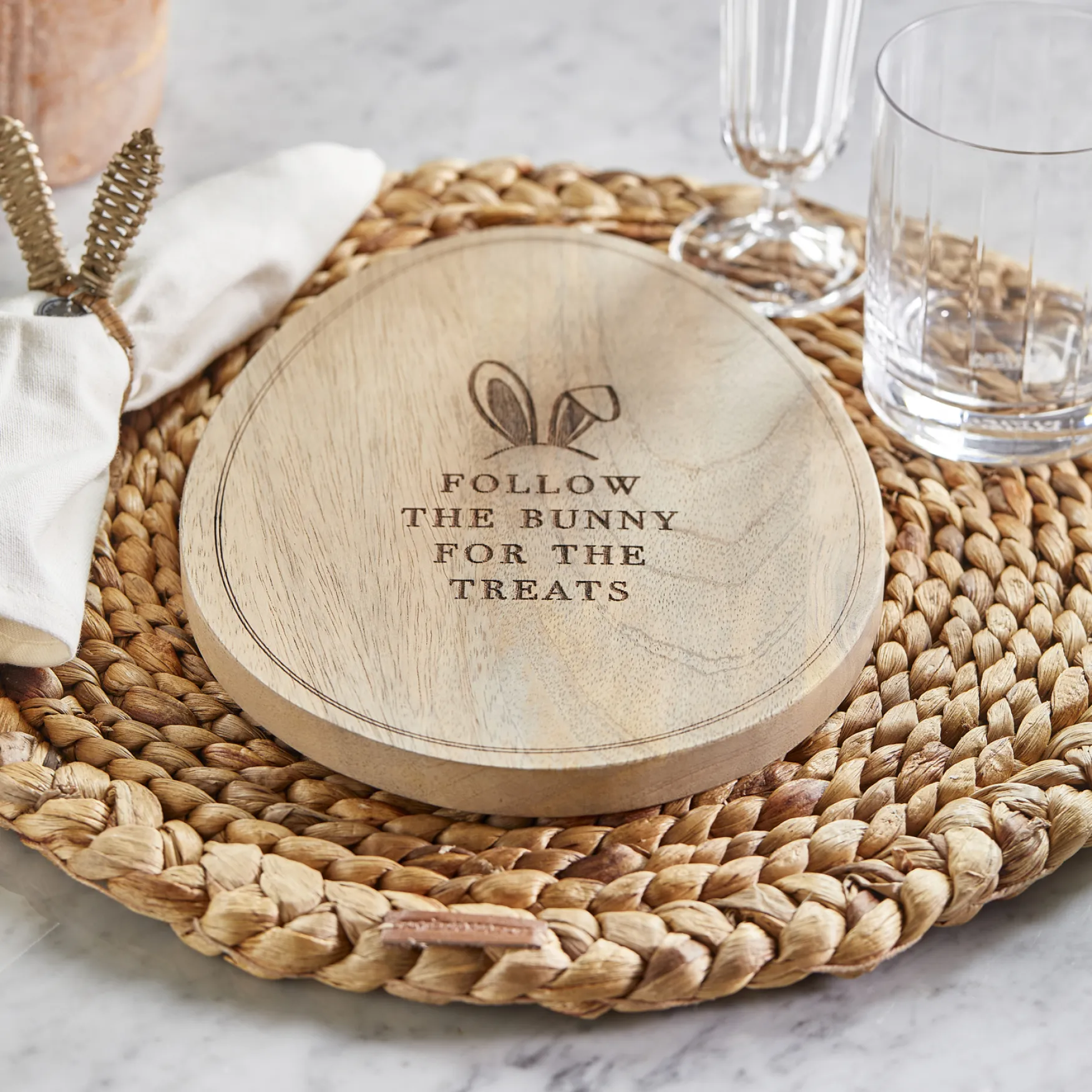 Fashion Rivièra Maison Follow the bunny serving plate