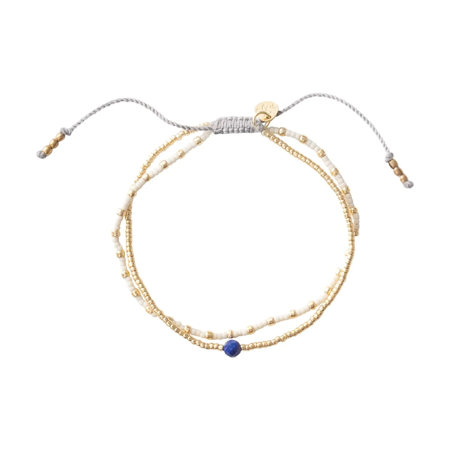 Online A Beautiful Story Friendship lapis lazuli gold bracelet
