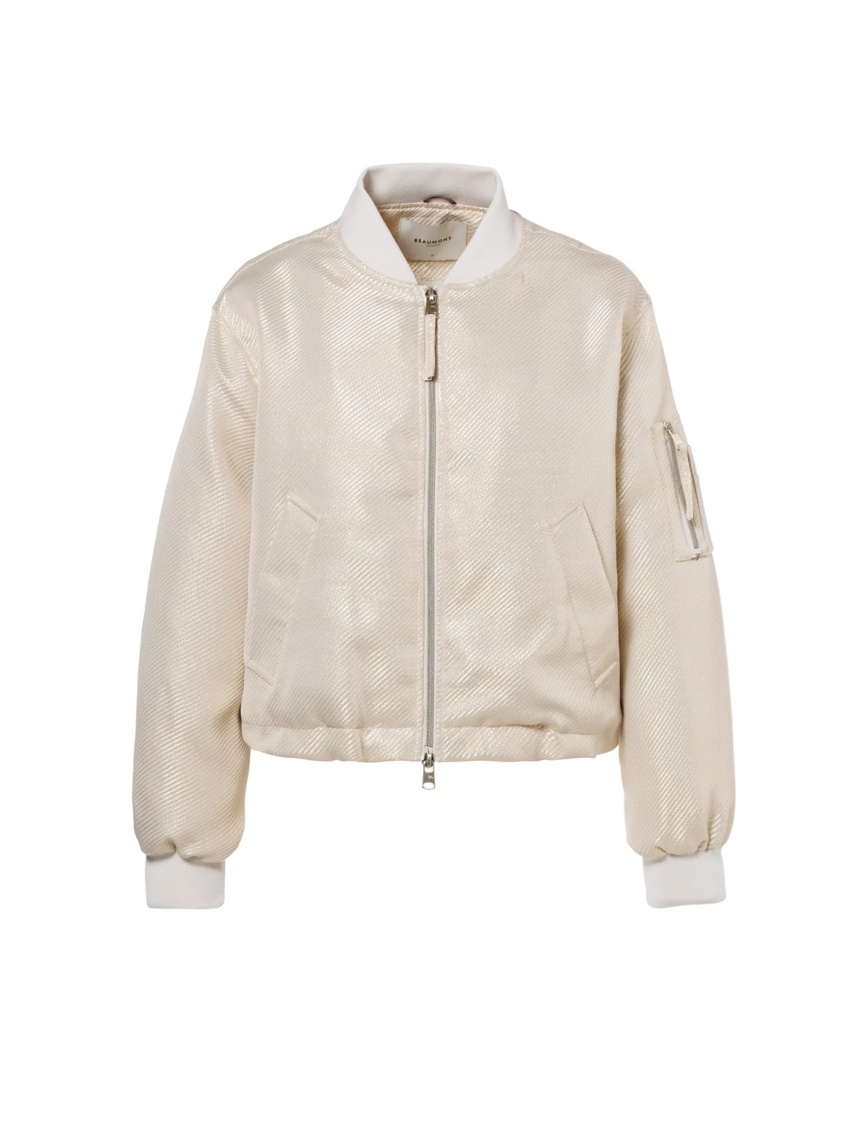 Outlet Beaumont Goldie bomber jacket, rose gold