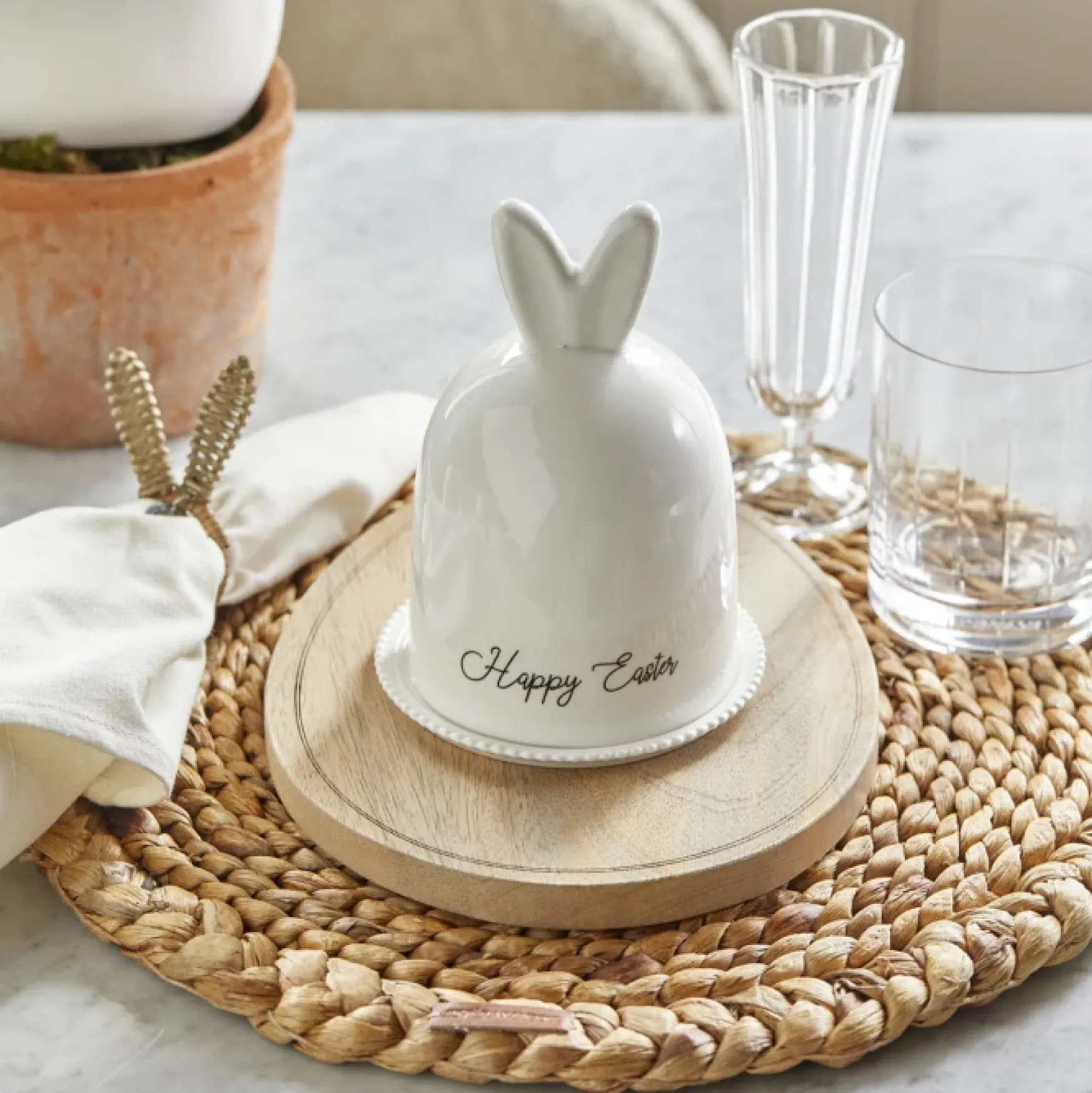 New Rivièra Maison Happy Easter butter dish