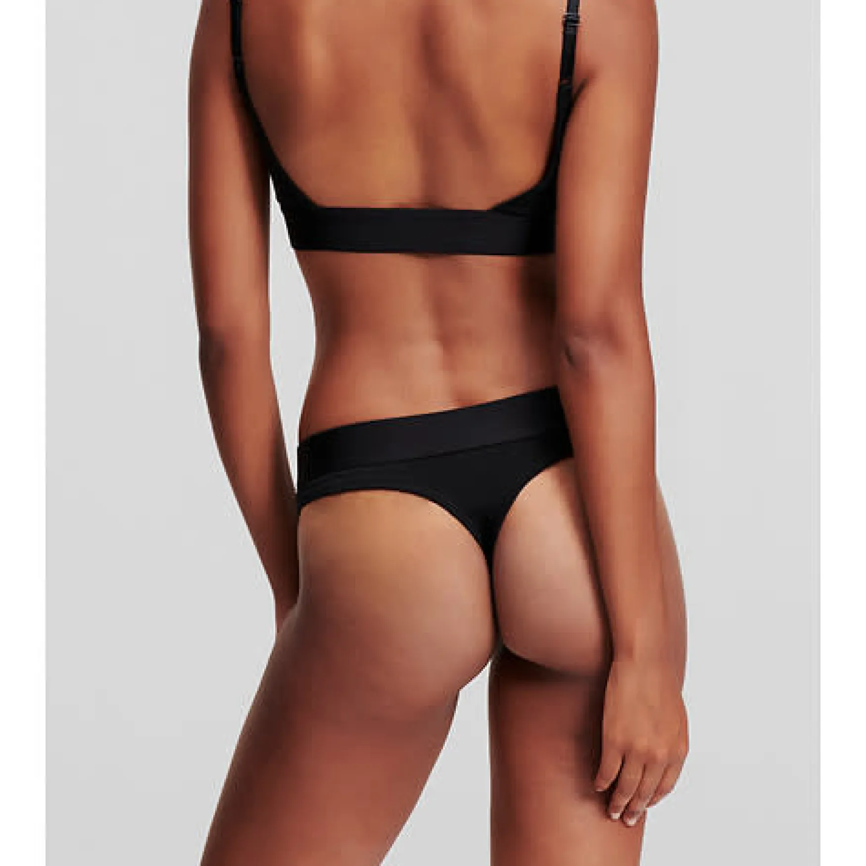 Fashion KARL LAGERFELD Hotel Karl thong, black