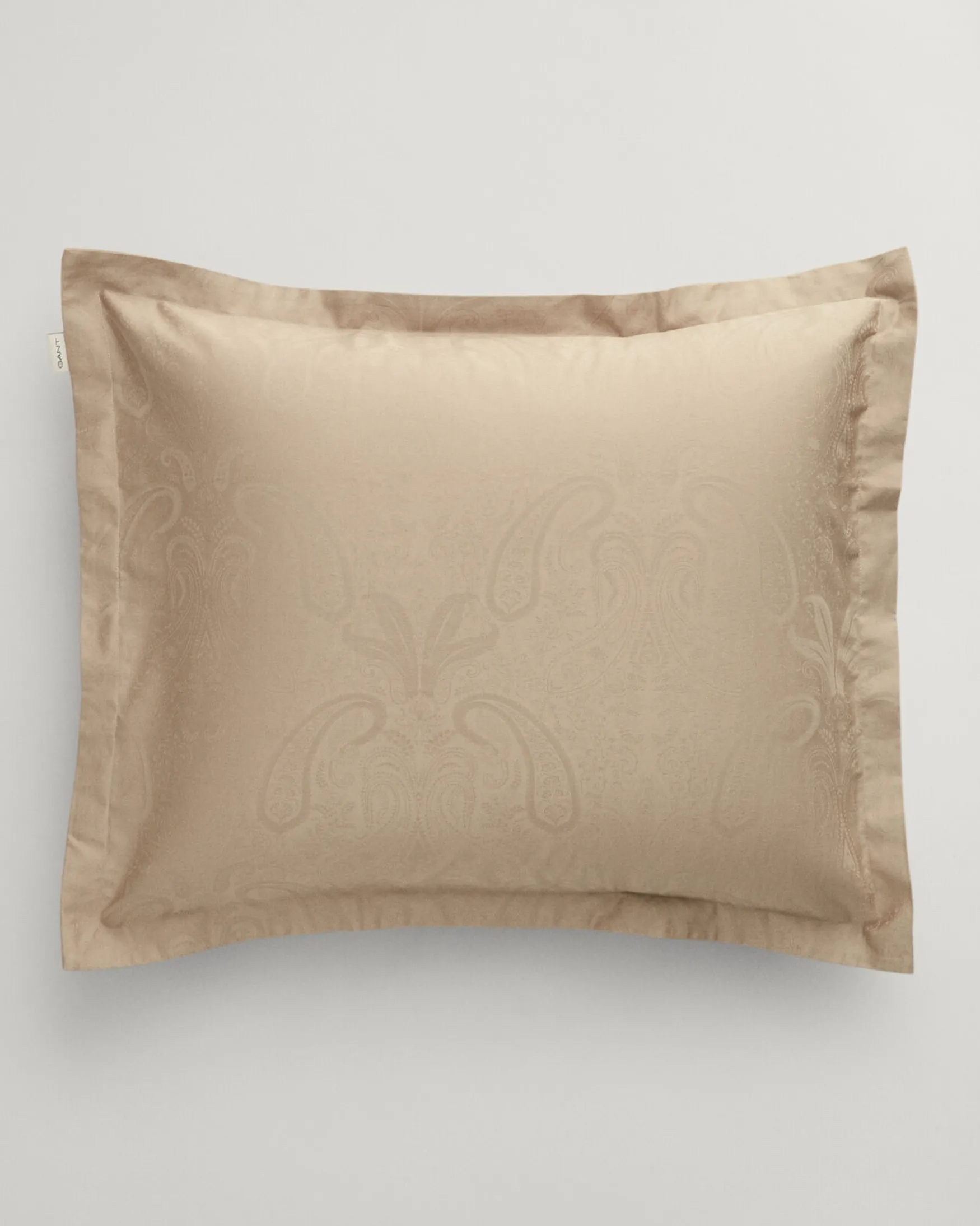 Hot Gant Home Jacquard Paisley pillow case, cold beige