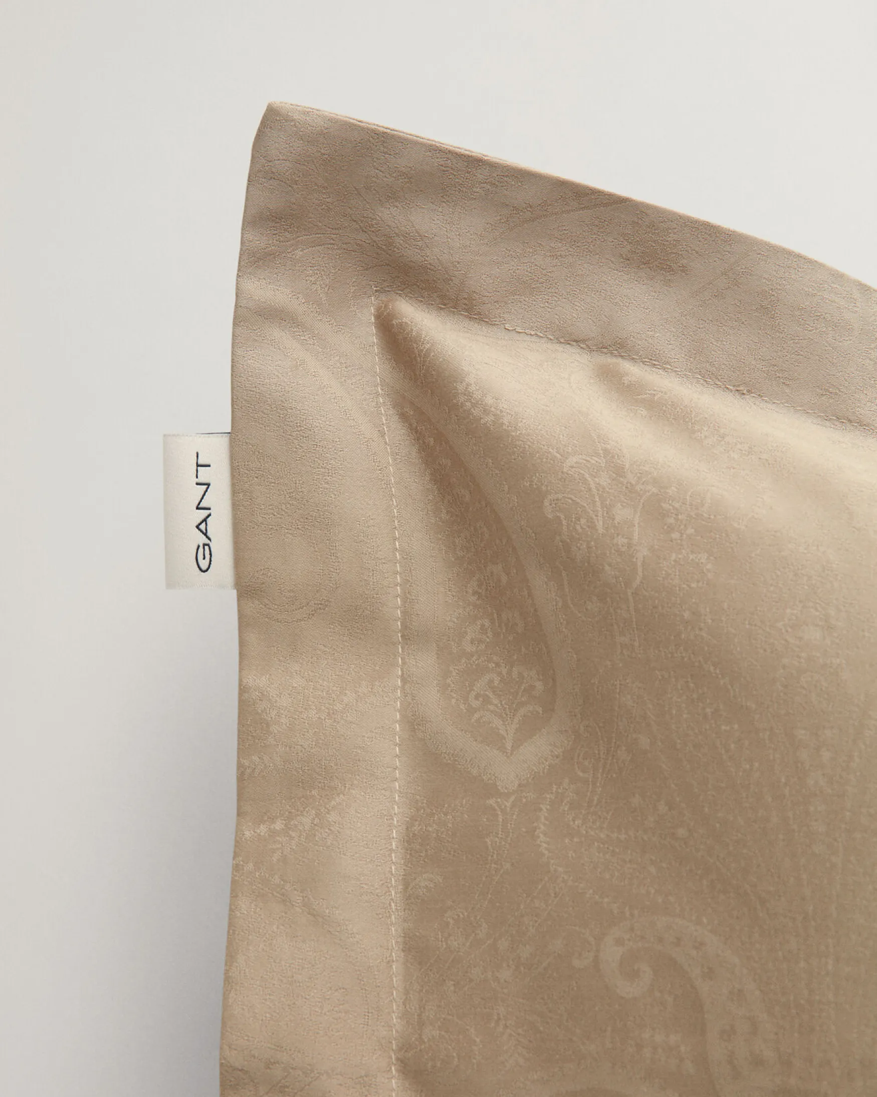 Hot Gant Home Jacquard Paisley pillow case, cold beige