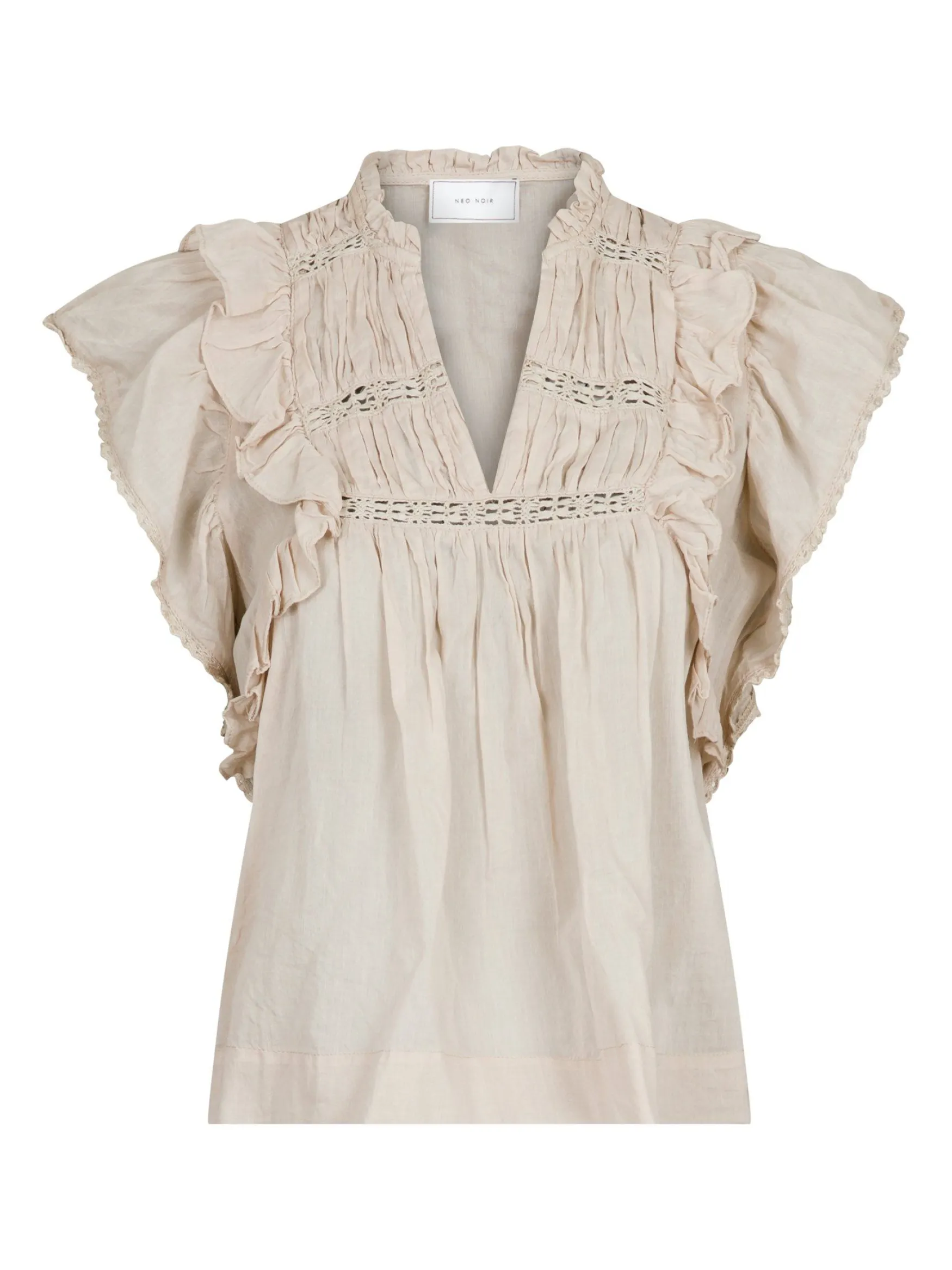 Online Neo Noir Jayla voile top, sand