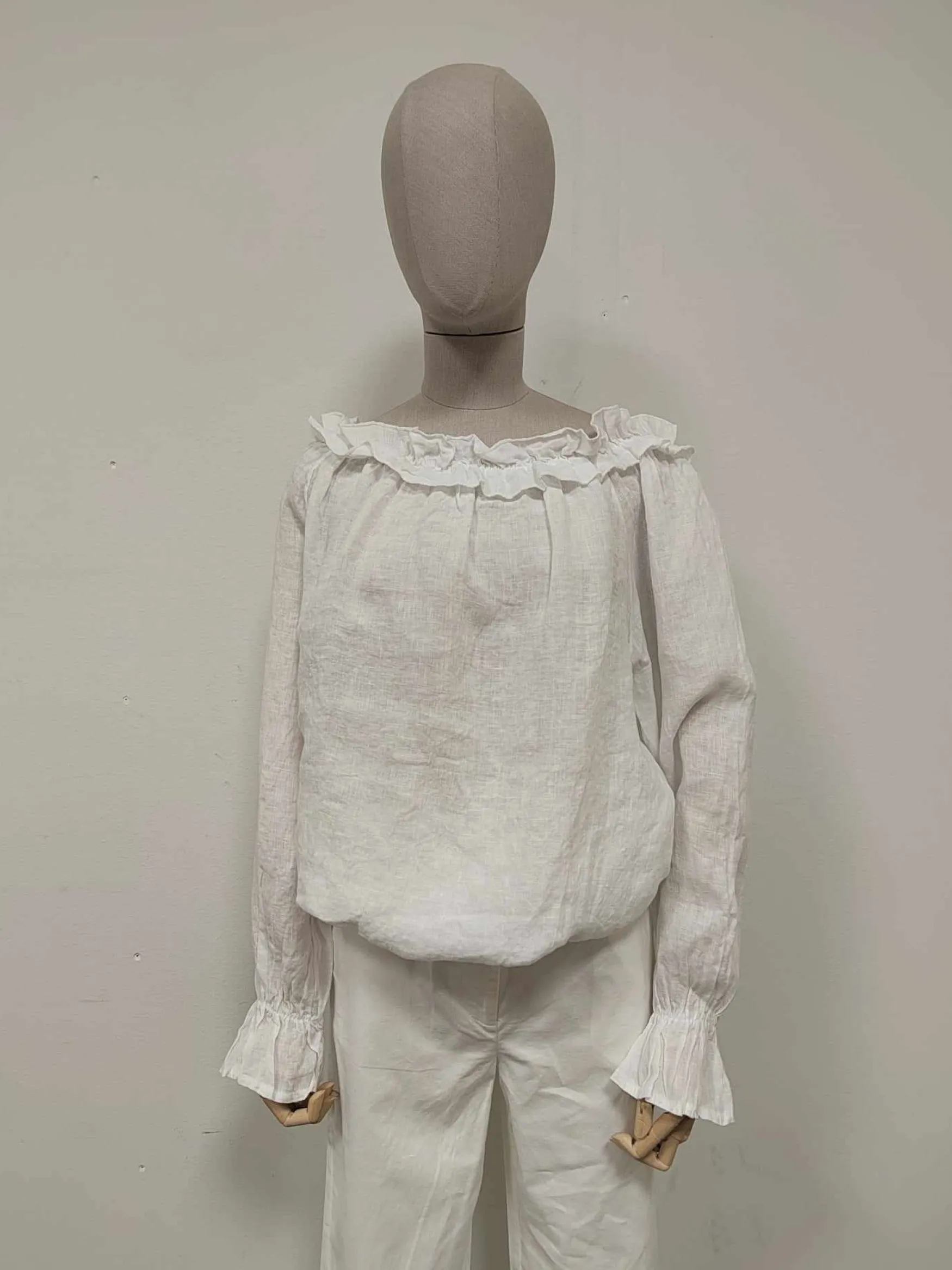 Sale Peura Collection June pellavapaita, valkoinen