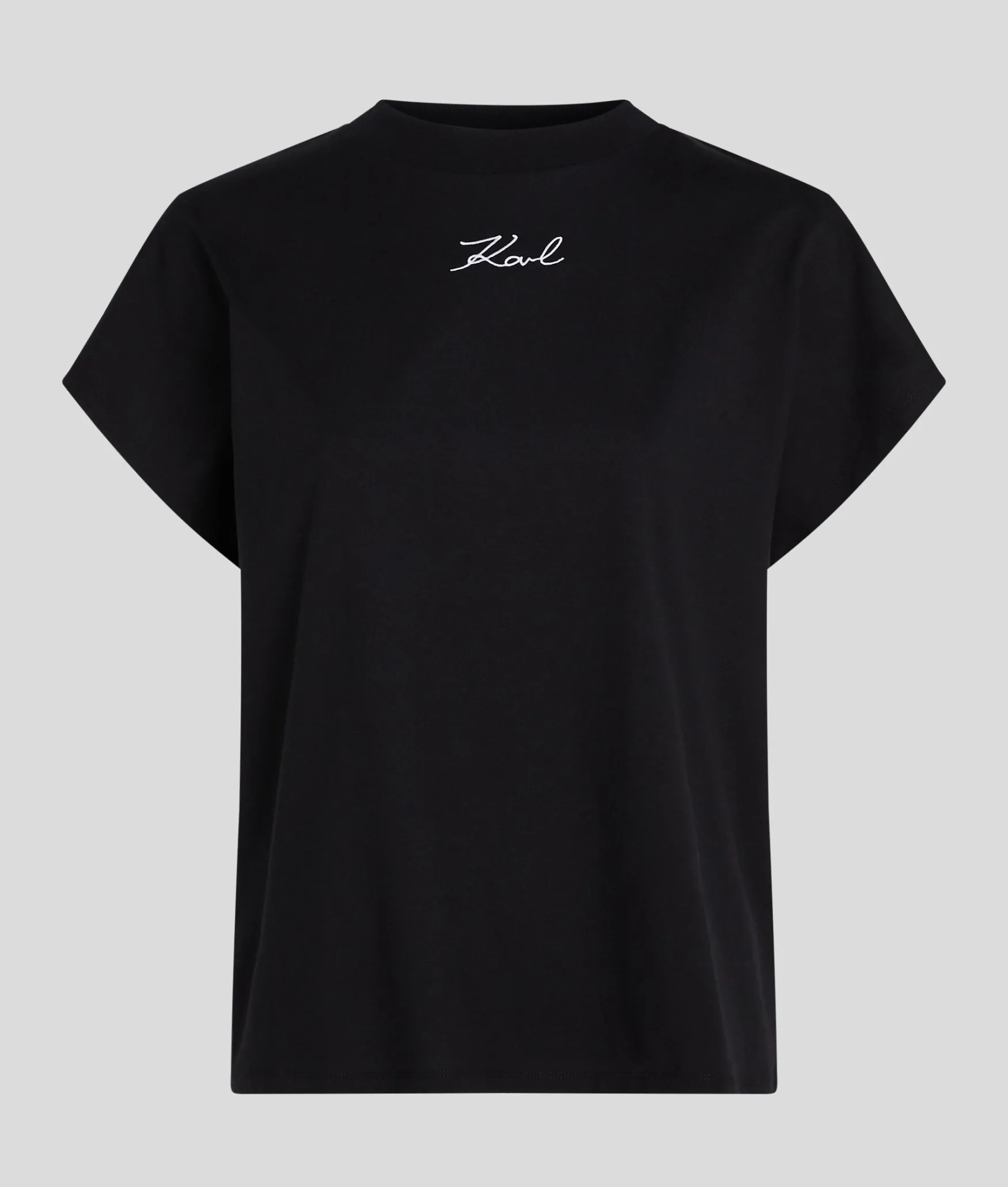 Outlet KARL LAGERFELD Karl signature t-shirt, black