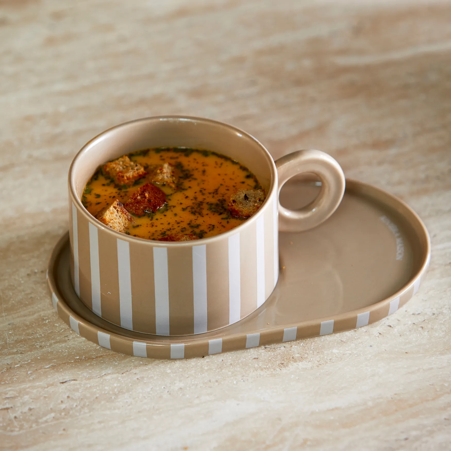 Outlet Rivièra Maison Le claux soup cup & saucer