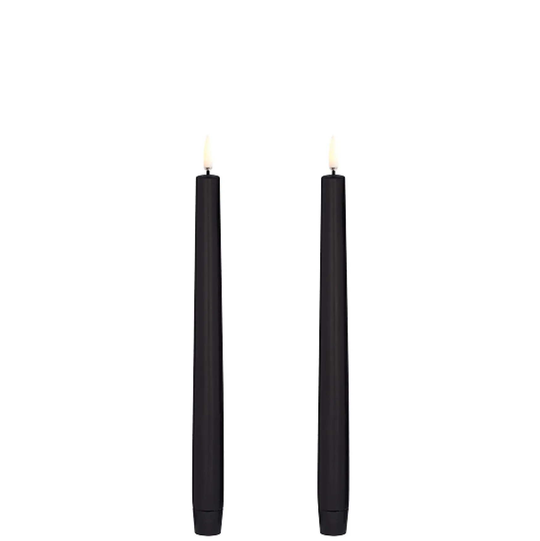 Discount Uyuni Lighting Led taper candle 2 pcs, smooth black