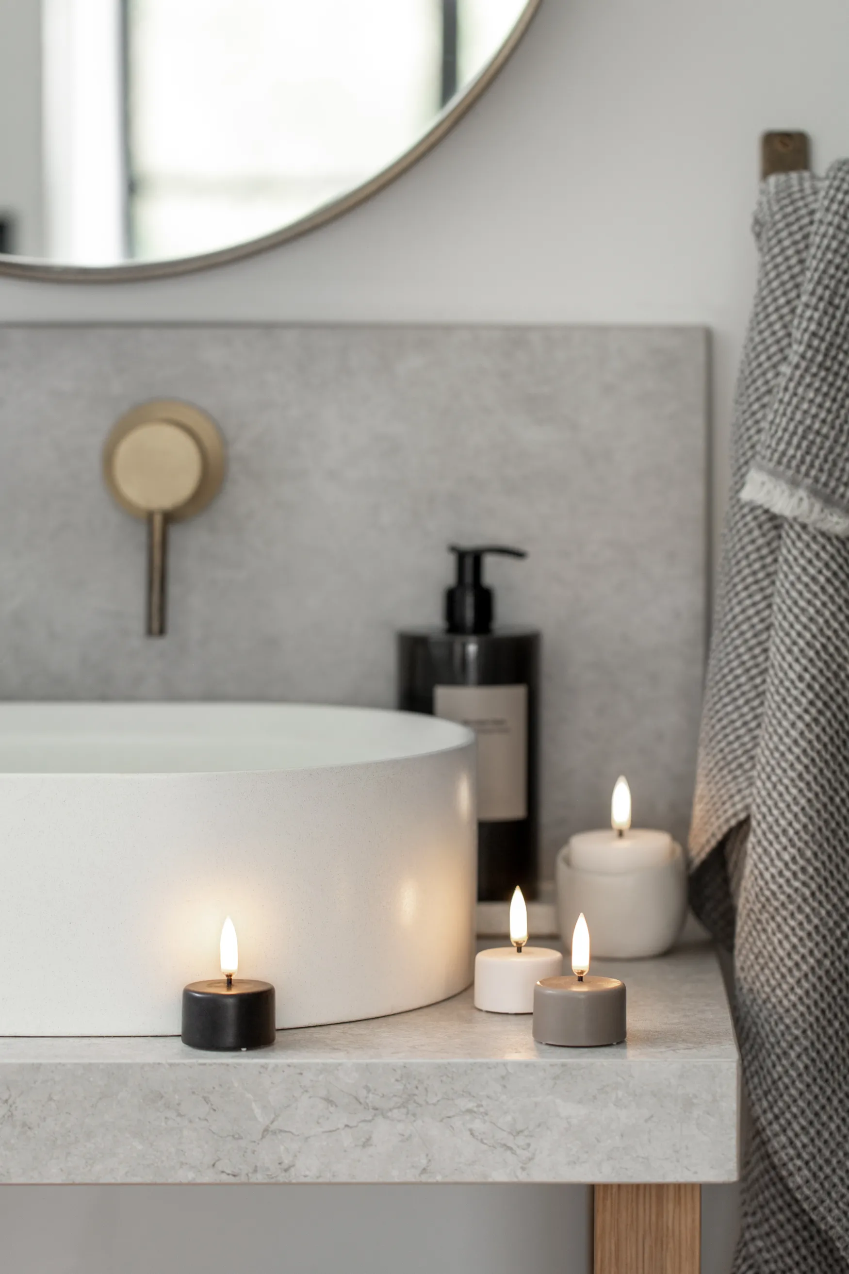 New Uyuni Lighting Led tealight, sandstone