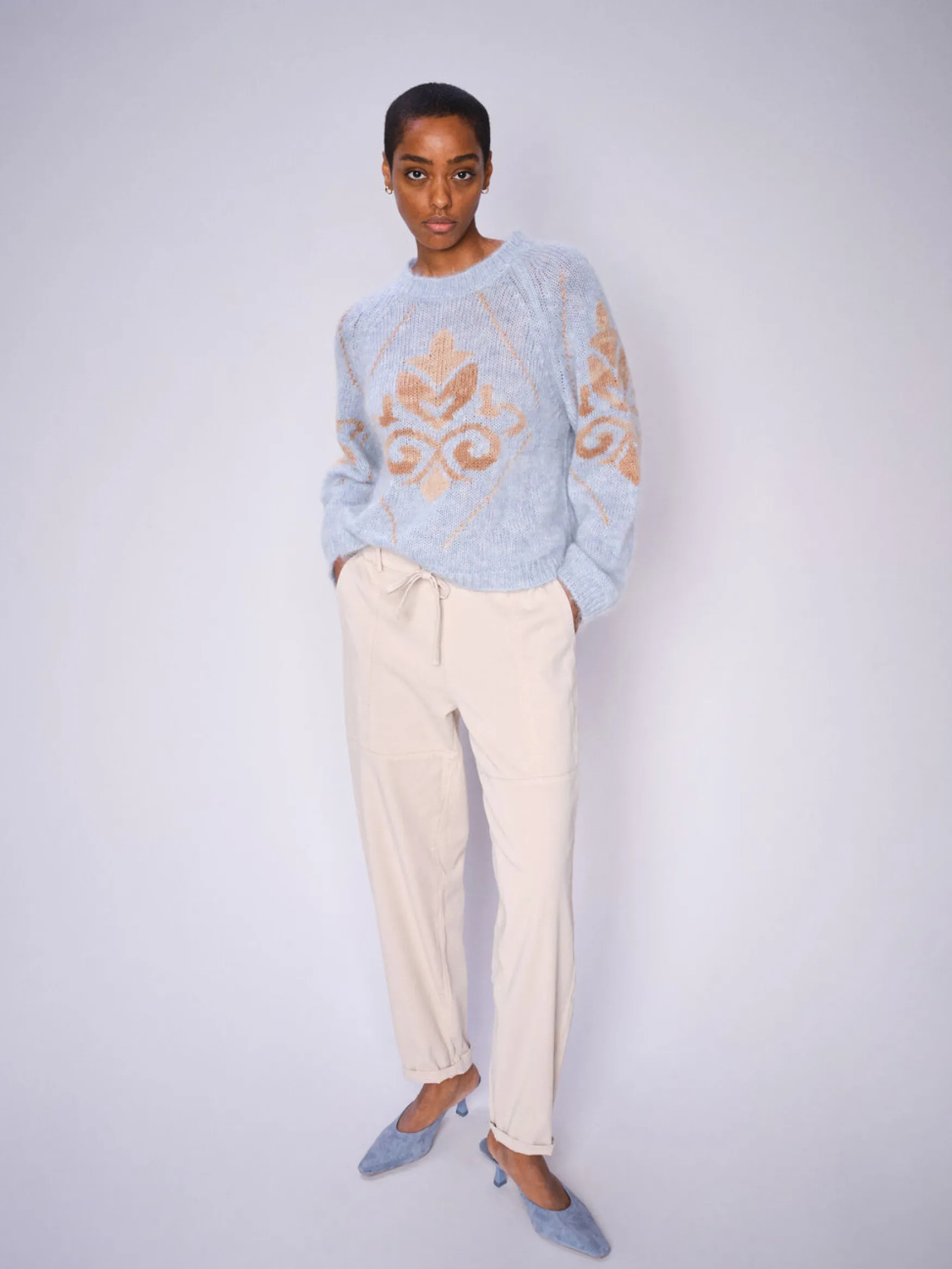Online Mos Mosh Maison ayi pant, feather gray