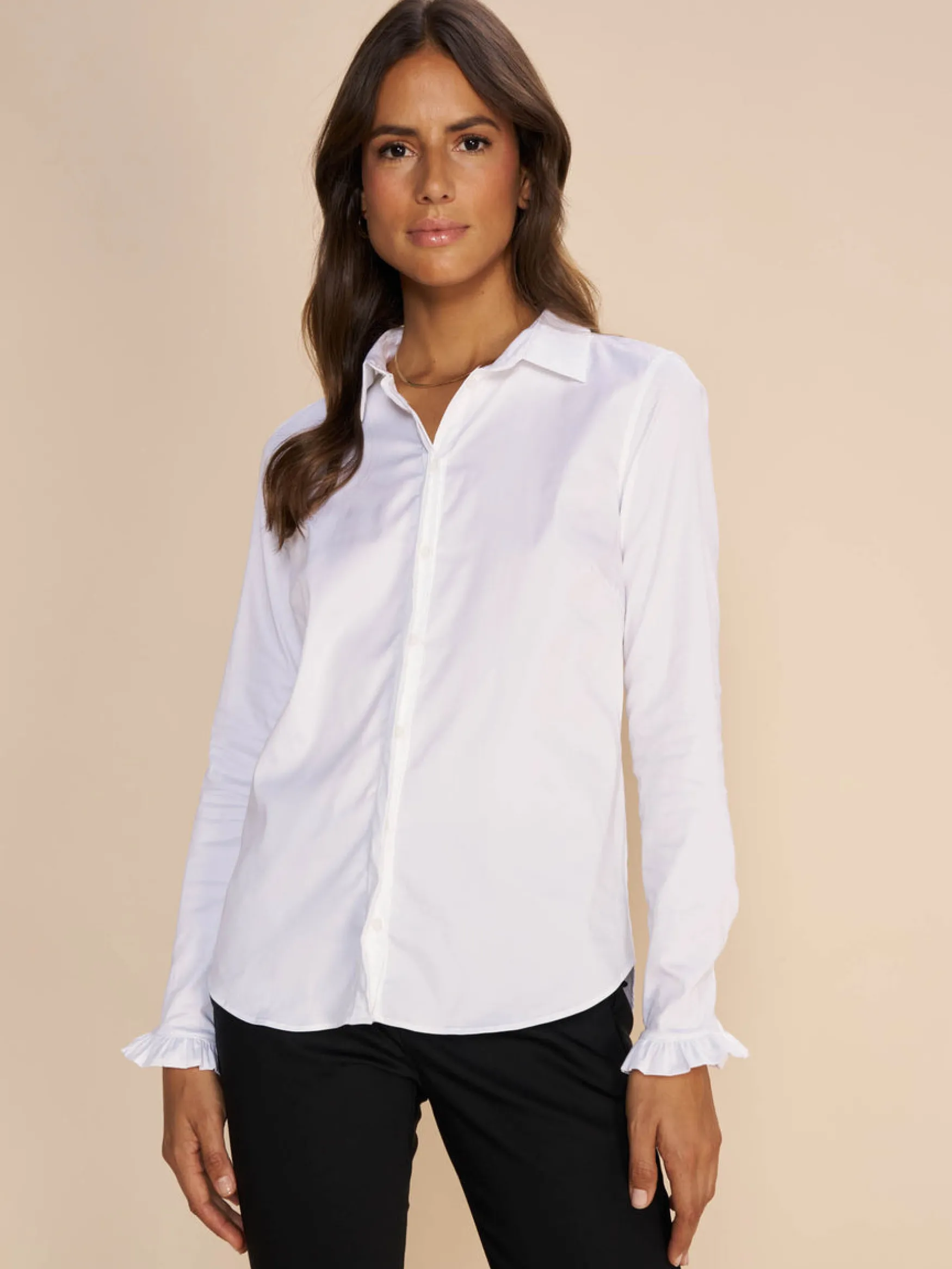 Hot Mos Mosh Mattie flip shirt, white