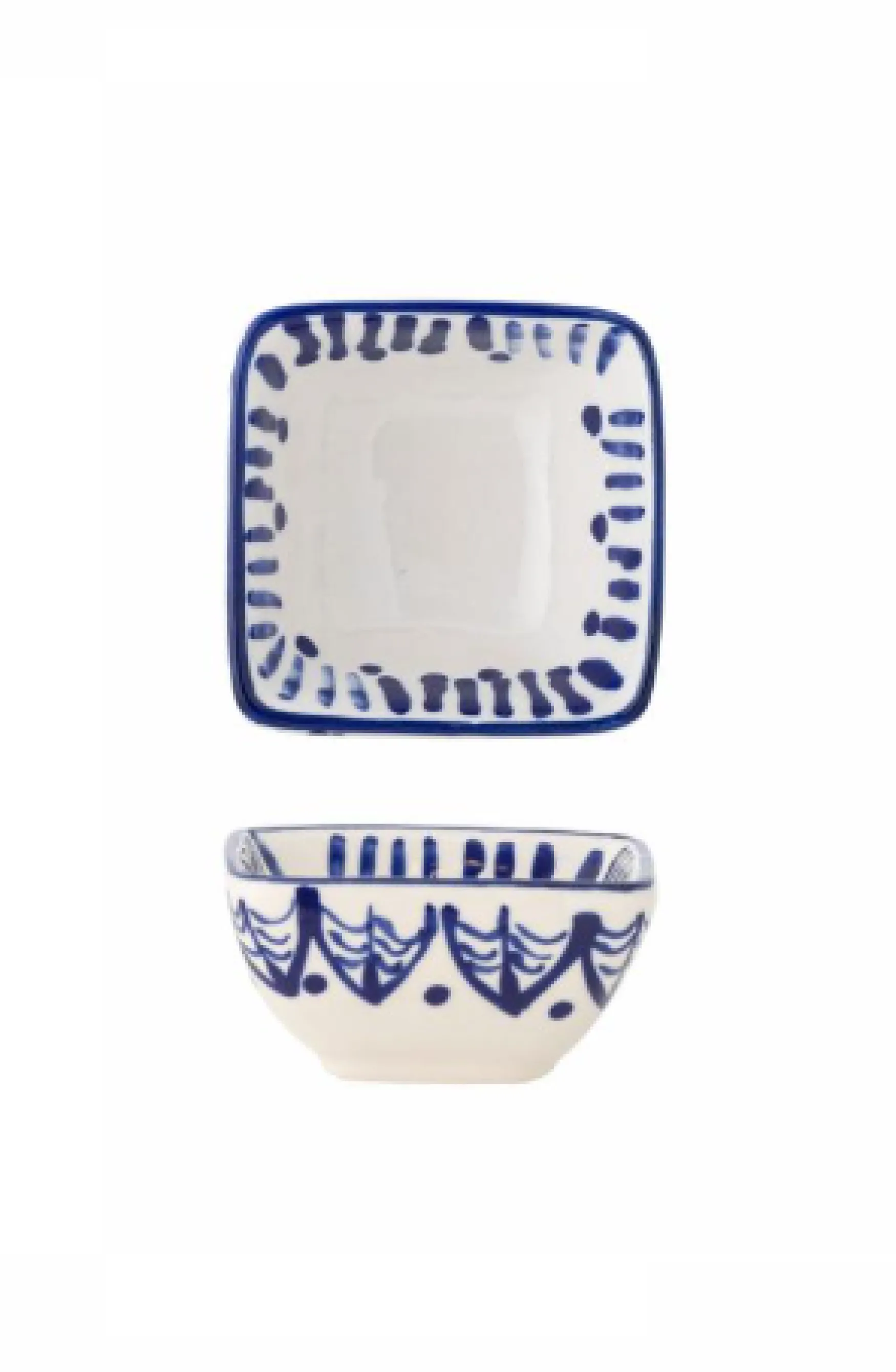Fashion Bloomingville Maxima bowl, blue stripe