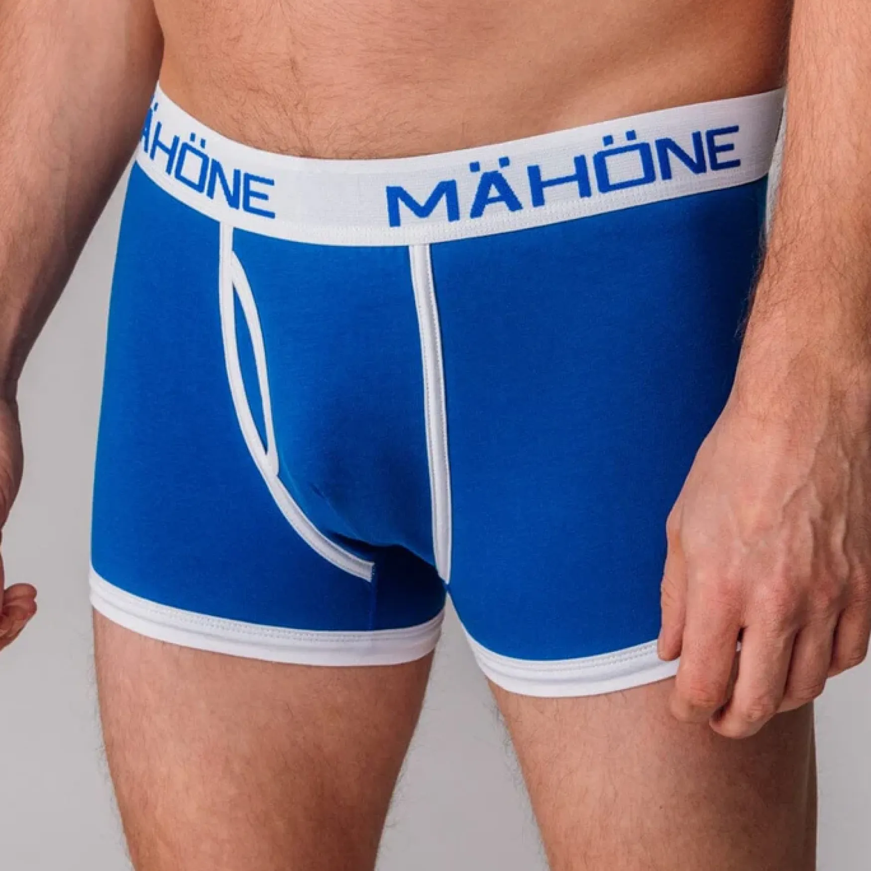 Discount Mähöne Brothers Mähöne -bokserit, sininen/valkoinen
