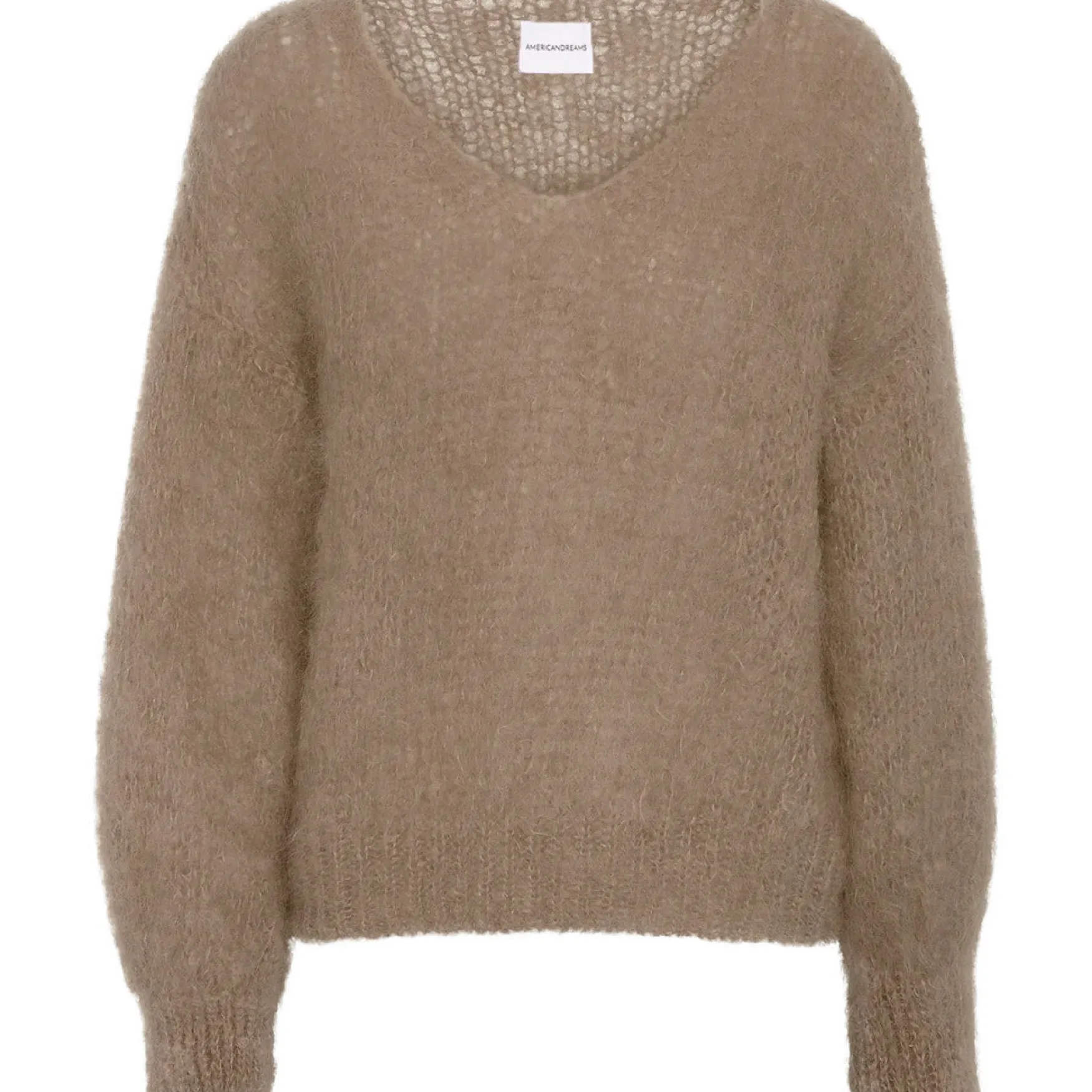 Fashion Americandreams Milana mohair knit, medium brown