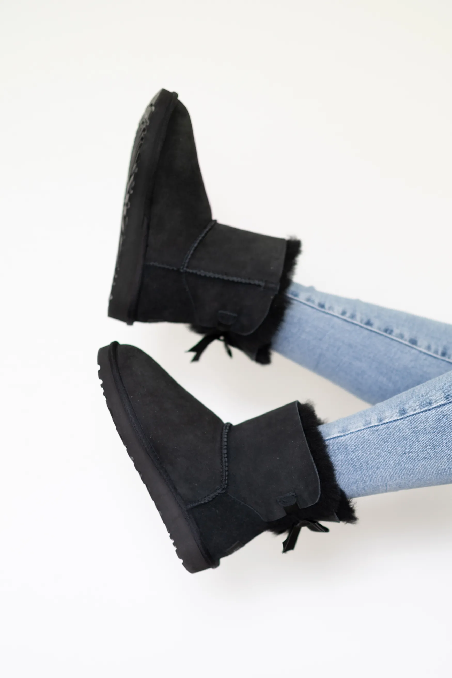 Hot UGG Mini bailey bow II, black