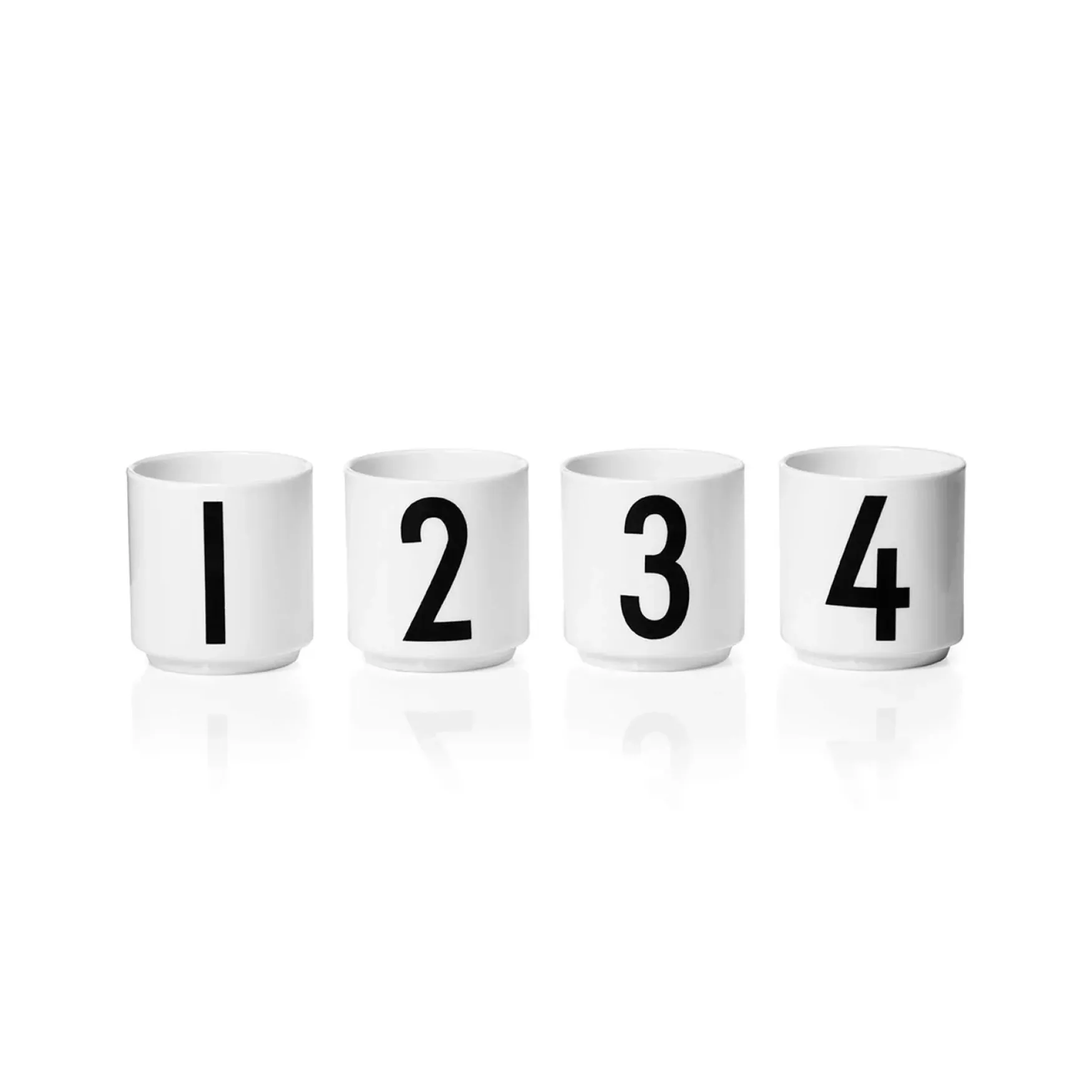 Discount Design Letters Mini cup set 1-4