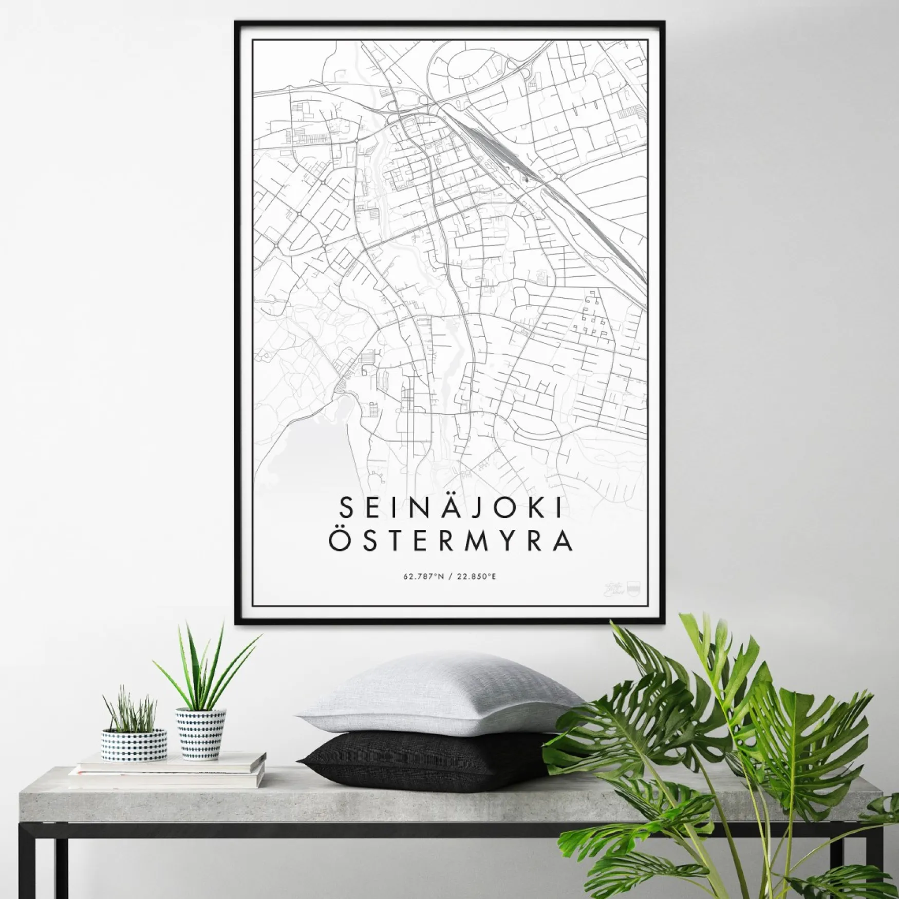 Outlet Påster Minimalistinen Seinäjoki, valkoinen