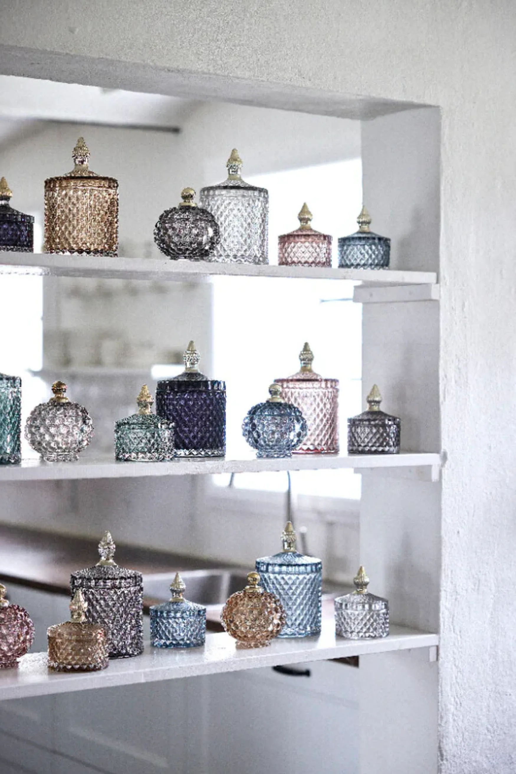 Sale Lene Bjerre Desing Miya jar 8,5x10,5cm, light grey