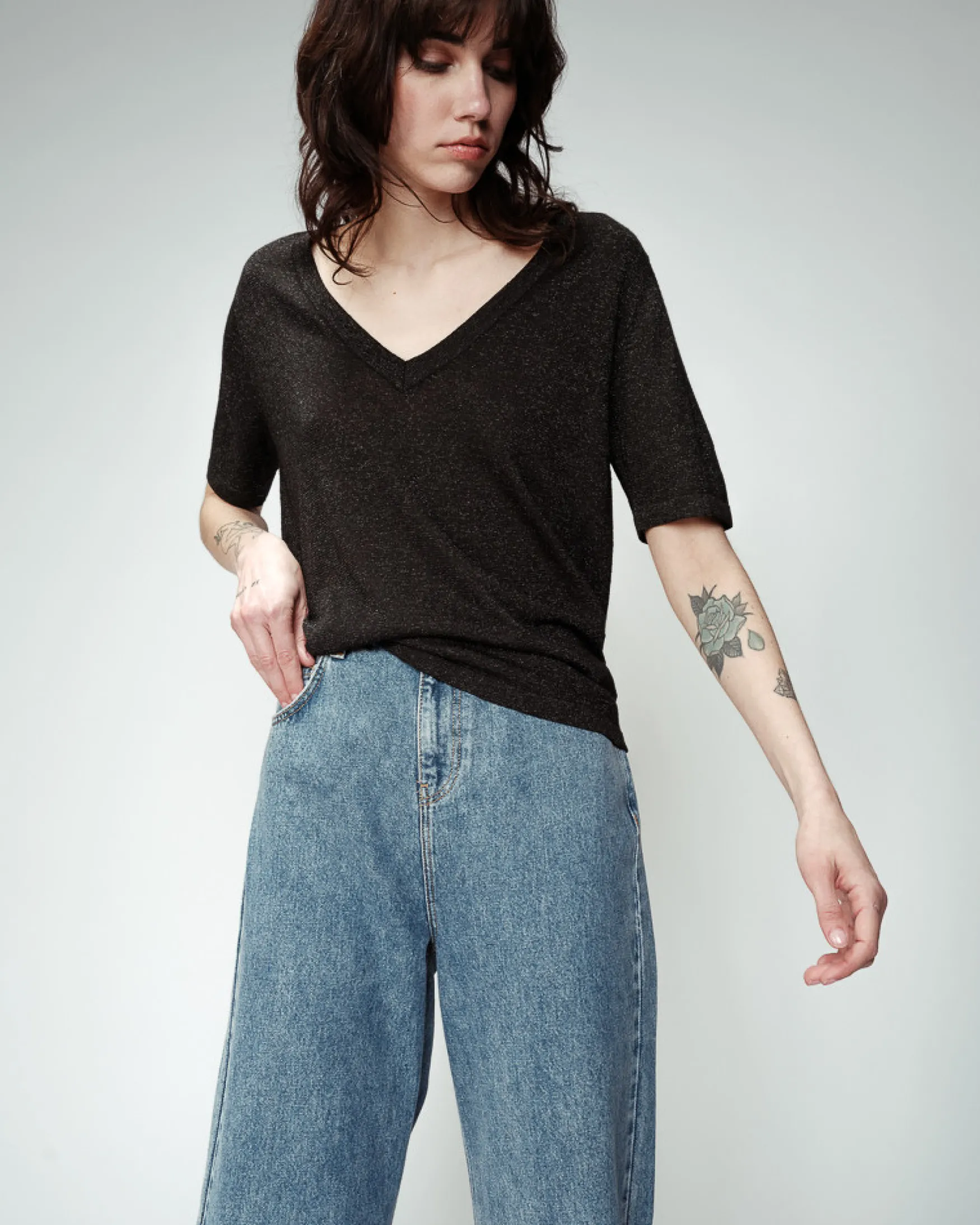 Online Grace & Mila Omalia t-shirt, noir