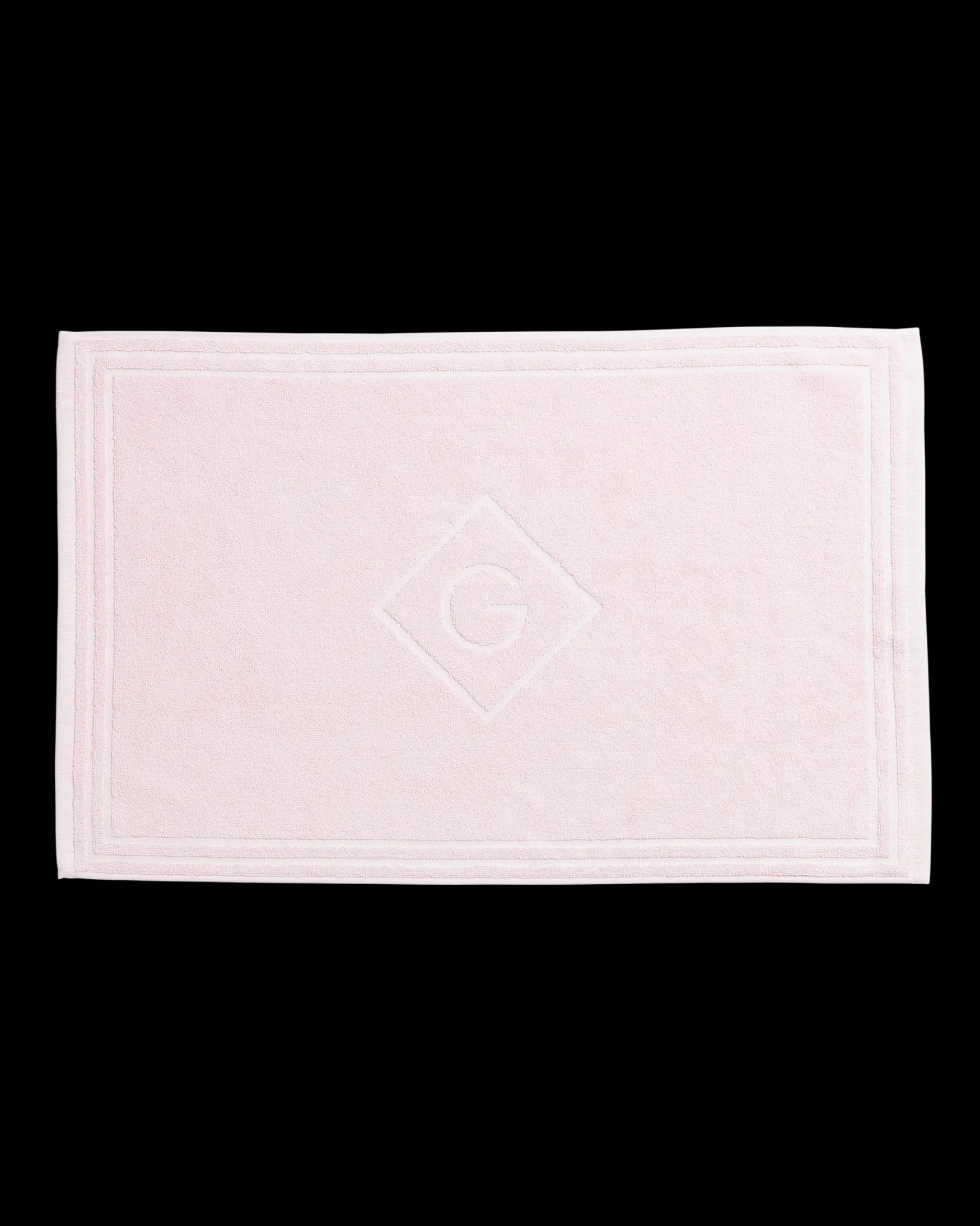 New Gant Home Organic G shower mat, nantucket pink