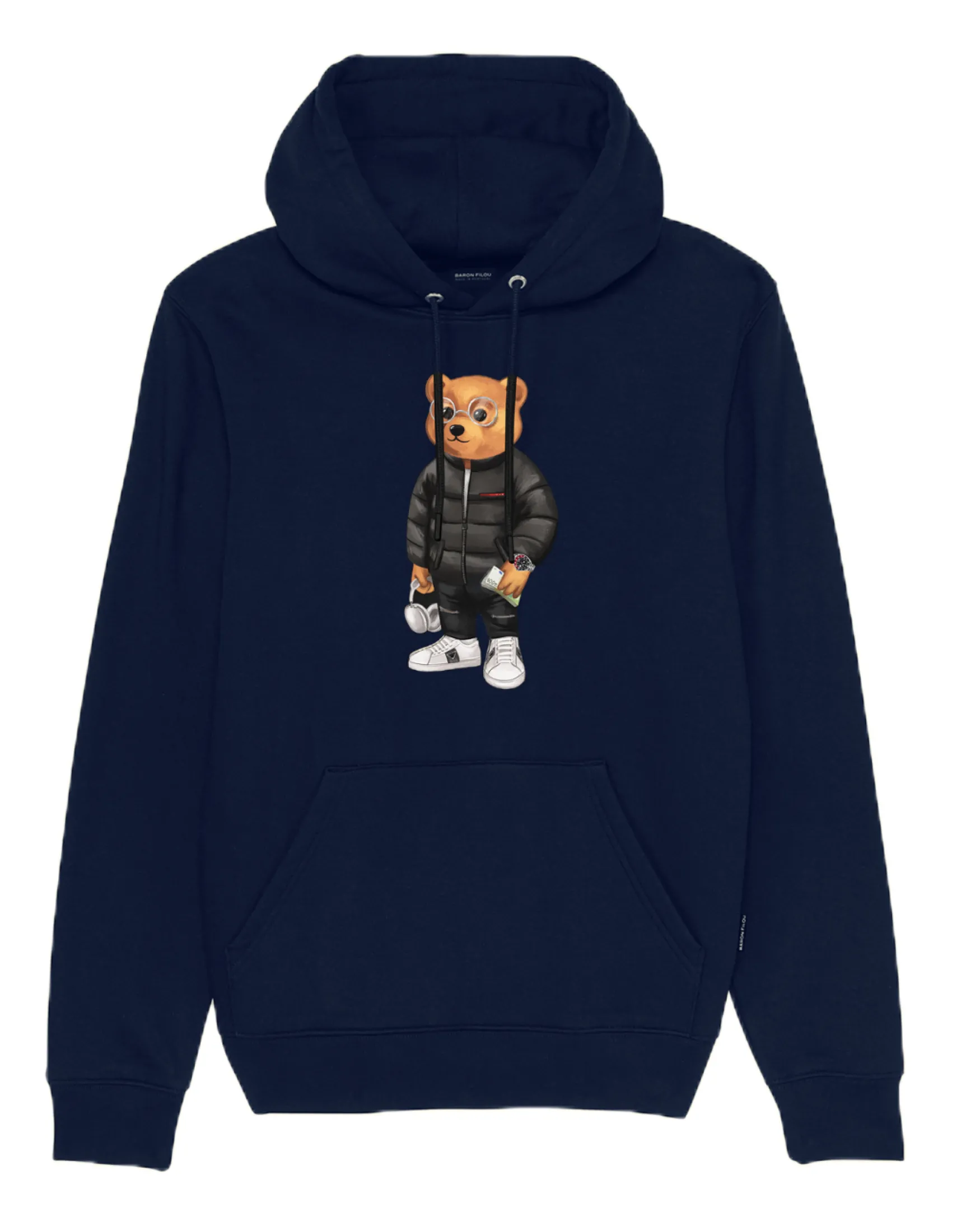 Sale Baron Filou Organic hoodie Filou XCIII, imperial blue