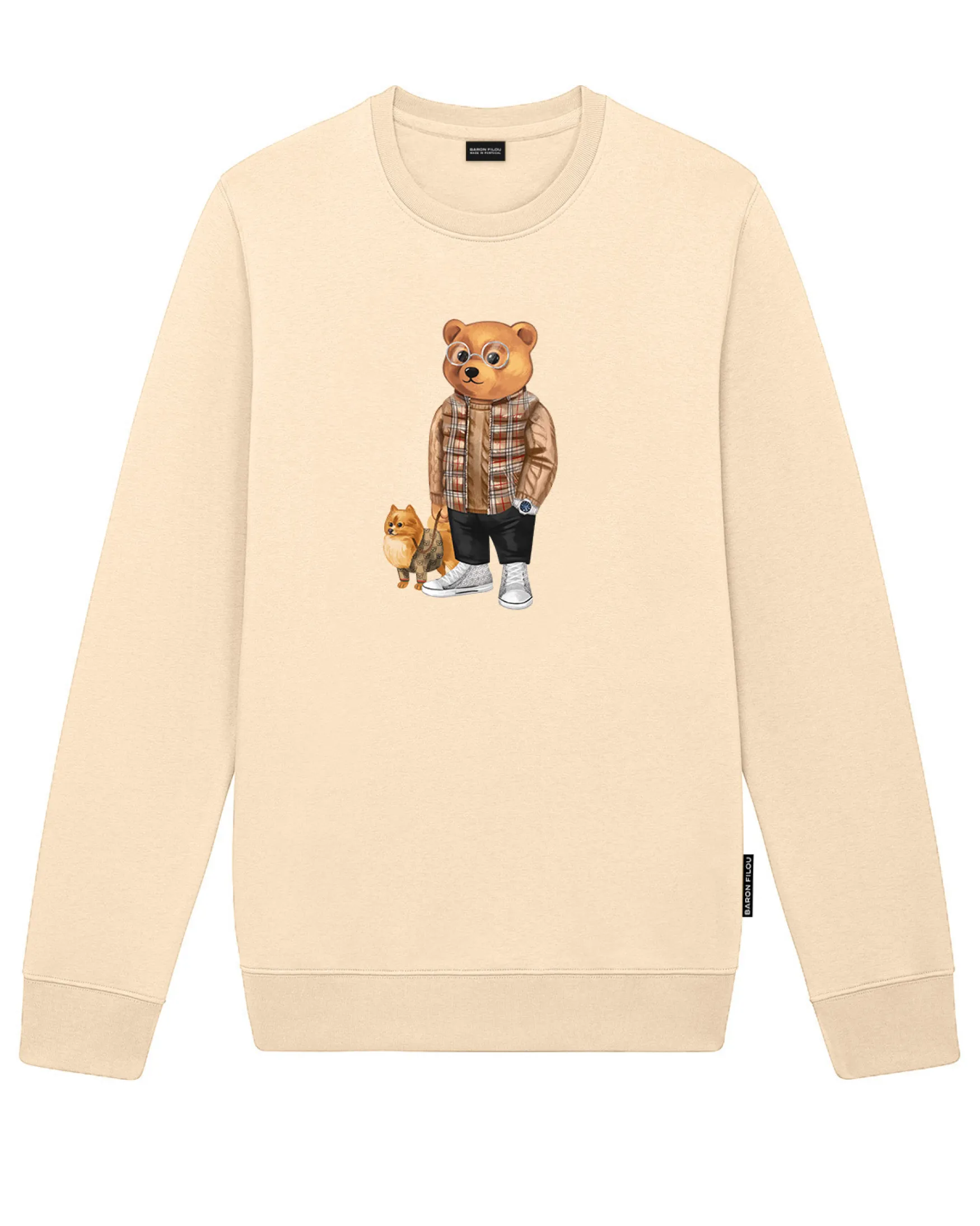 Sale Baron Filou Organic pullover Filou LXXXVII, royal sand