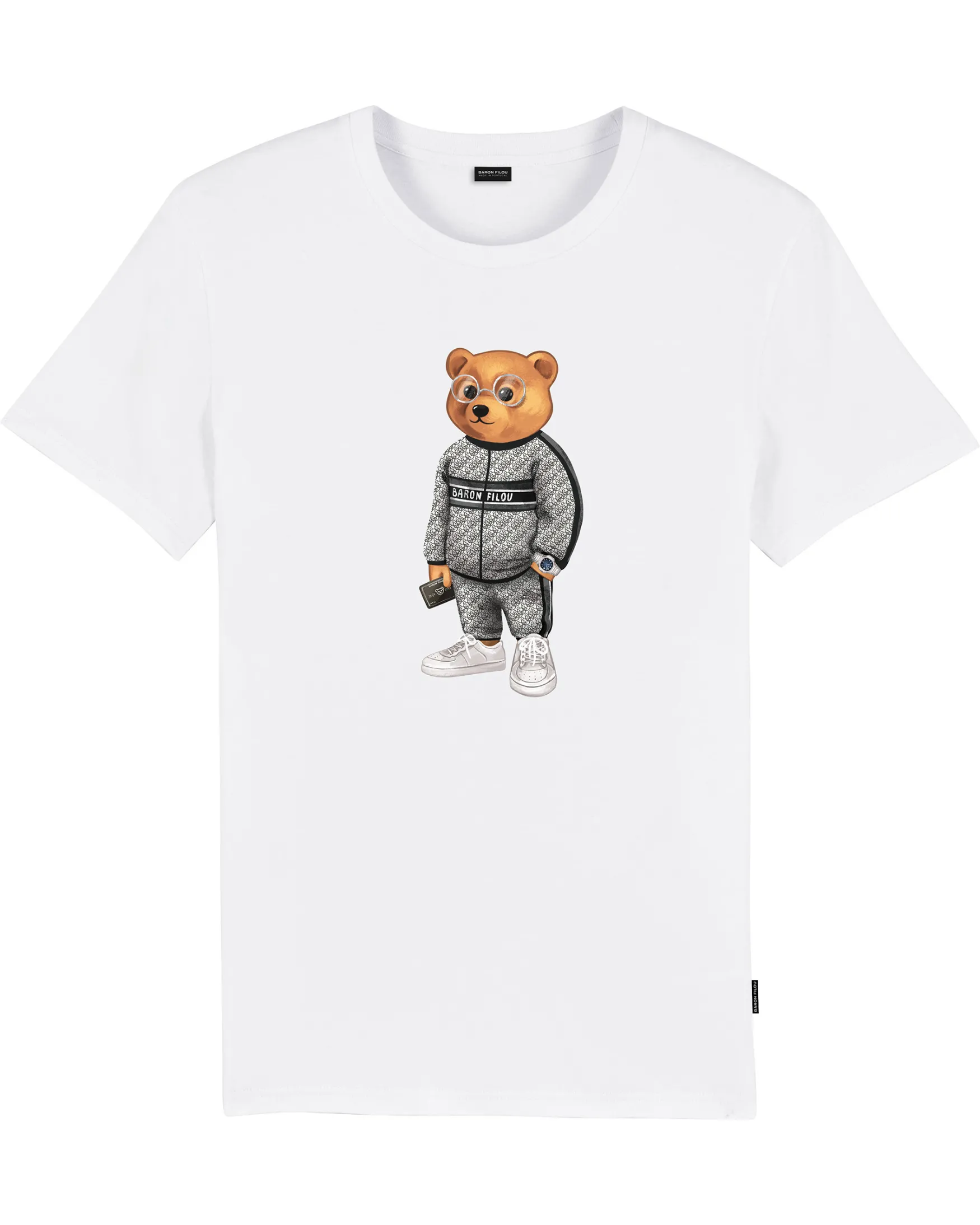 Fashion Baron Filou Organic t-shirt Filou CXVII, white
