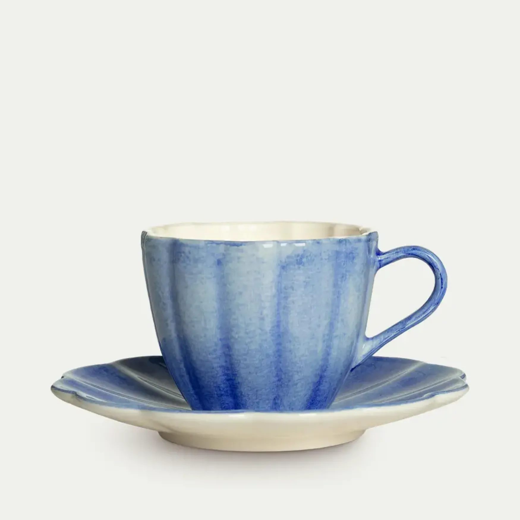 Fashion Mateus Collection Oyster cup & saucer 17,5cm, light blue