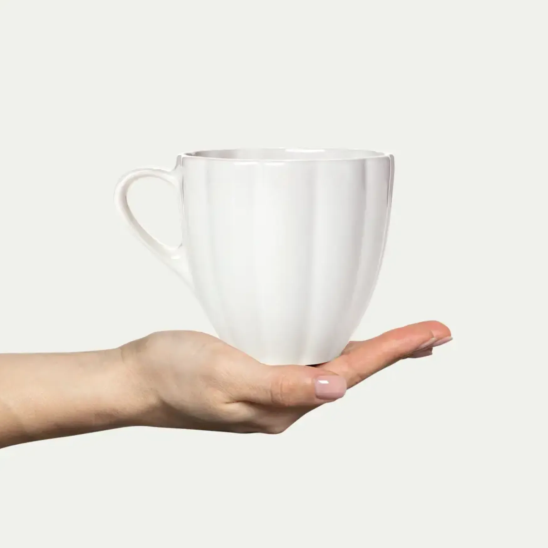 Fashion Mateus Collection Oyster mug 11cm, white