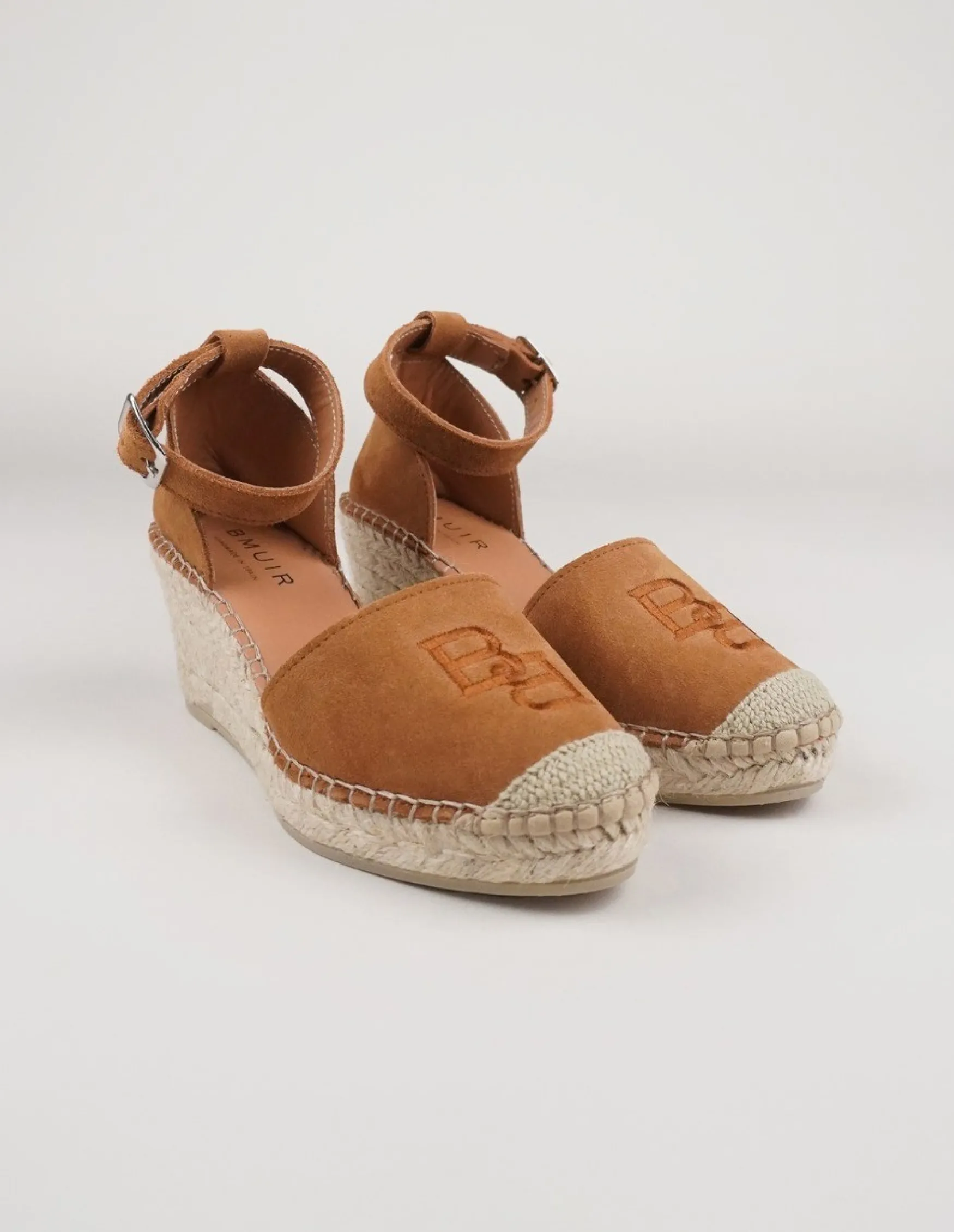 Online Balmuir Palma suede midi heel espadrillos, desert sand